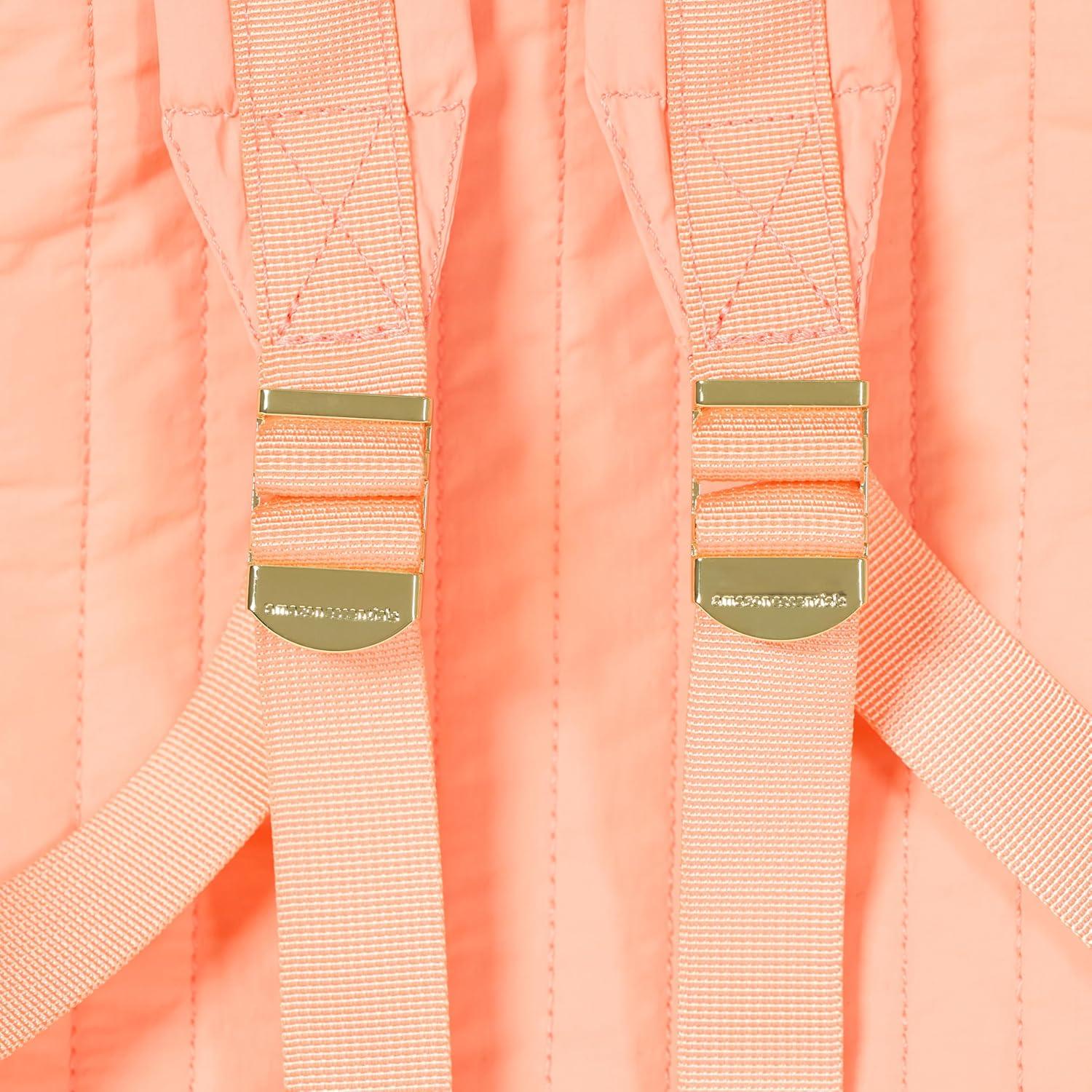 Mochila Unisex de Nylon Amazon Essentials Rosa Claro