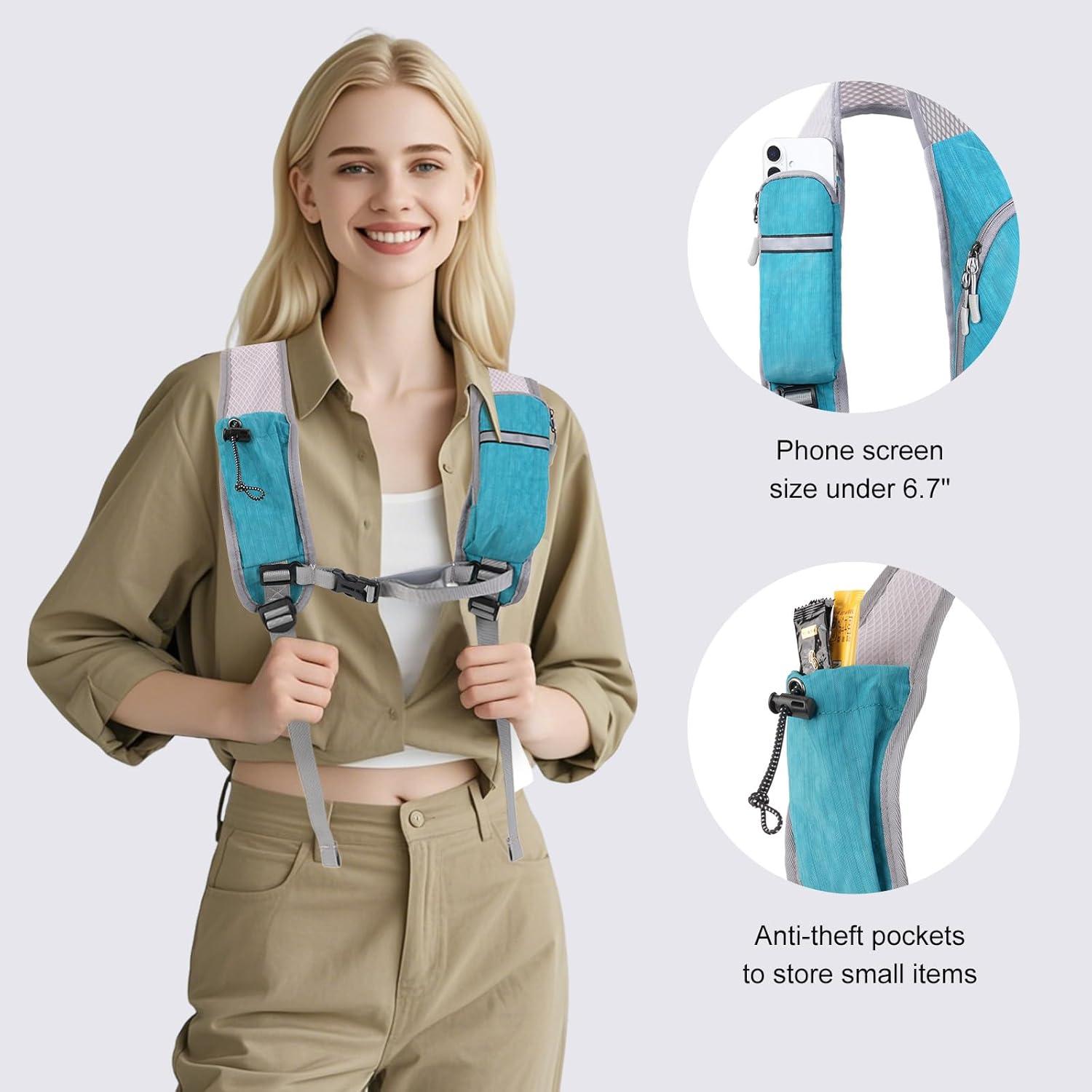 Mochila de Senderismo MOSISO 15L Plegable Resistente al Agua