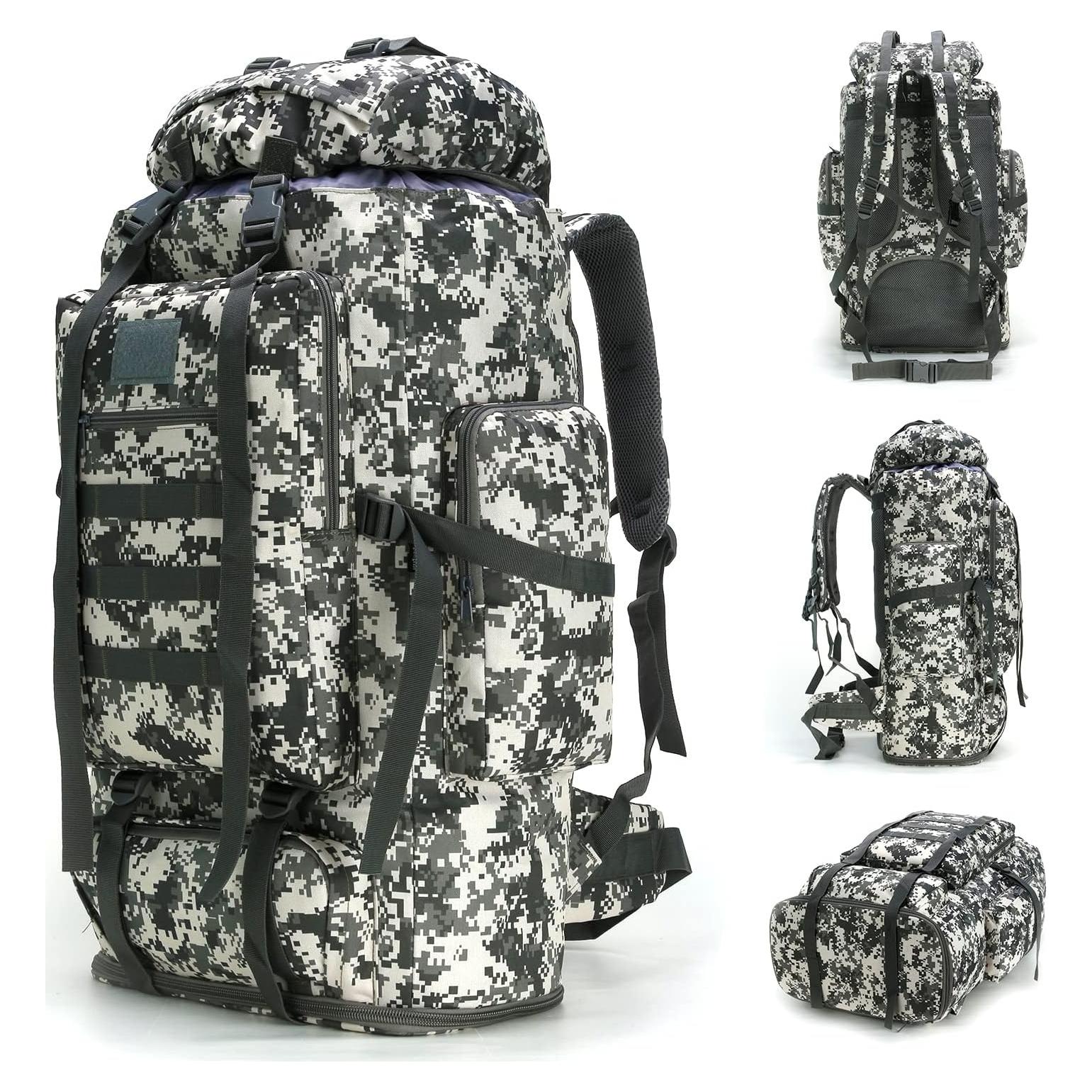 Mochila de Senderismo 100L HongXingHai Camo Impermeable