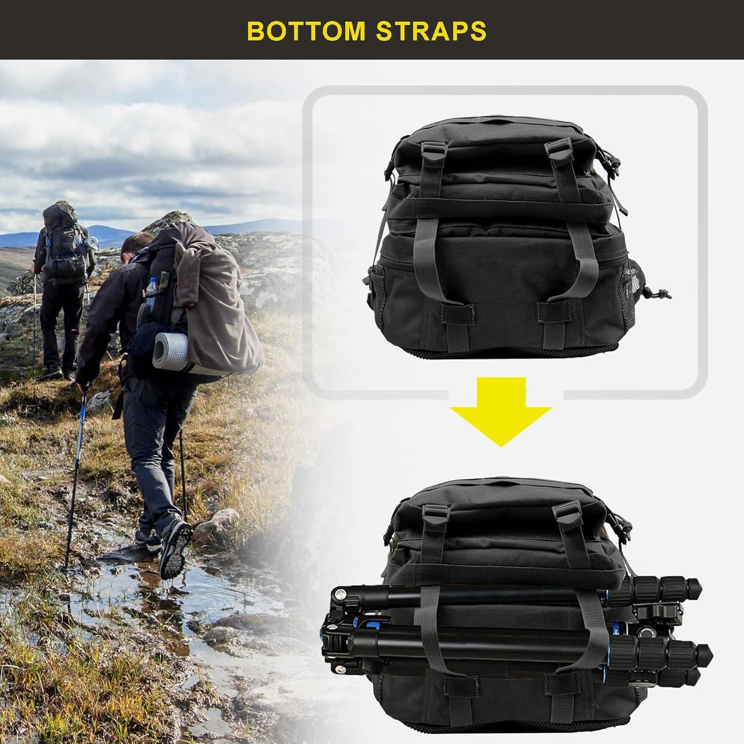 Mochila Táctica Militar Zavothy 45L Impermeable Unisex