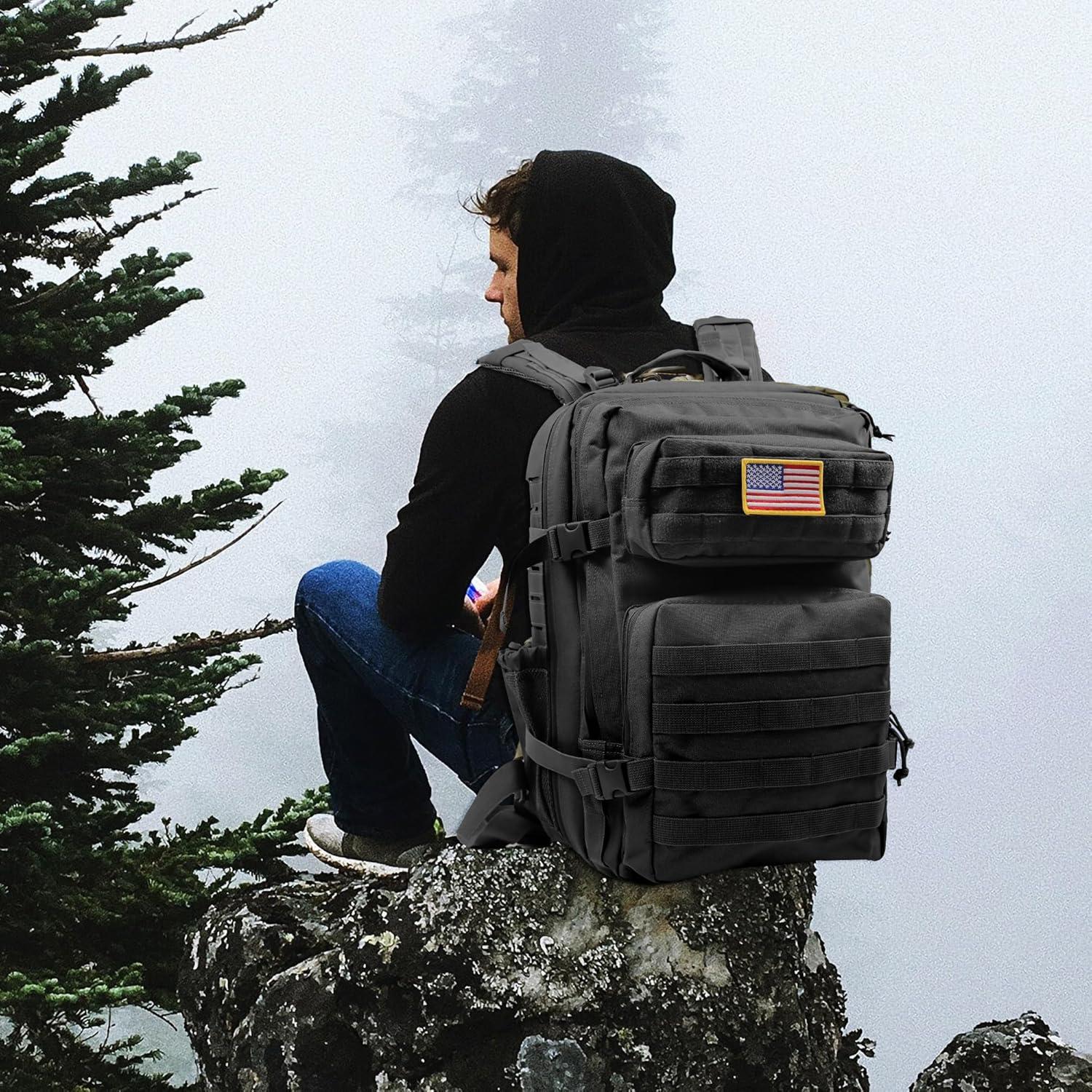 Mochila Táctica Militar Zavothy 45L Impermeable Unisex