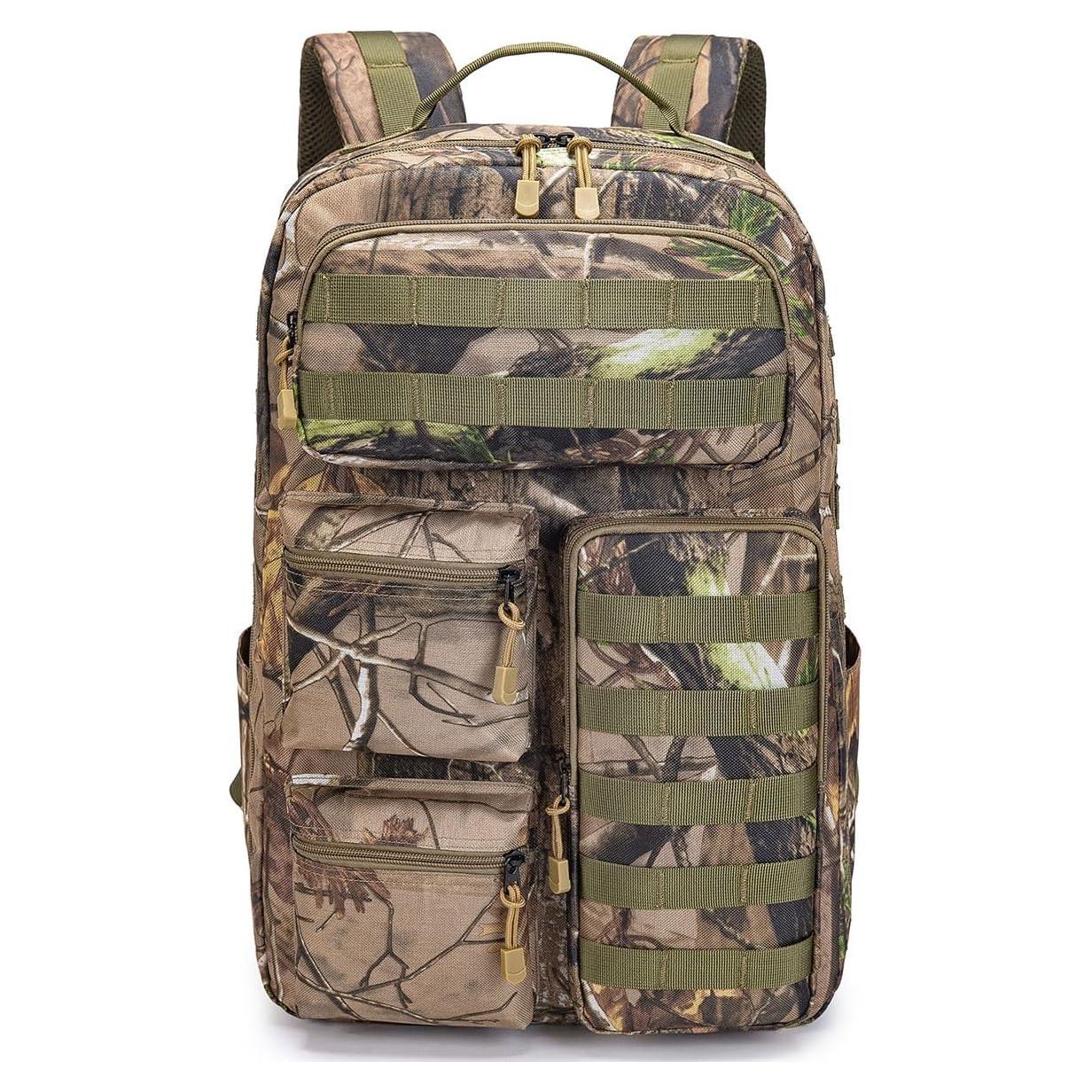 Mochila táctica impermeable MOLLE 30L camuflaje unisex