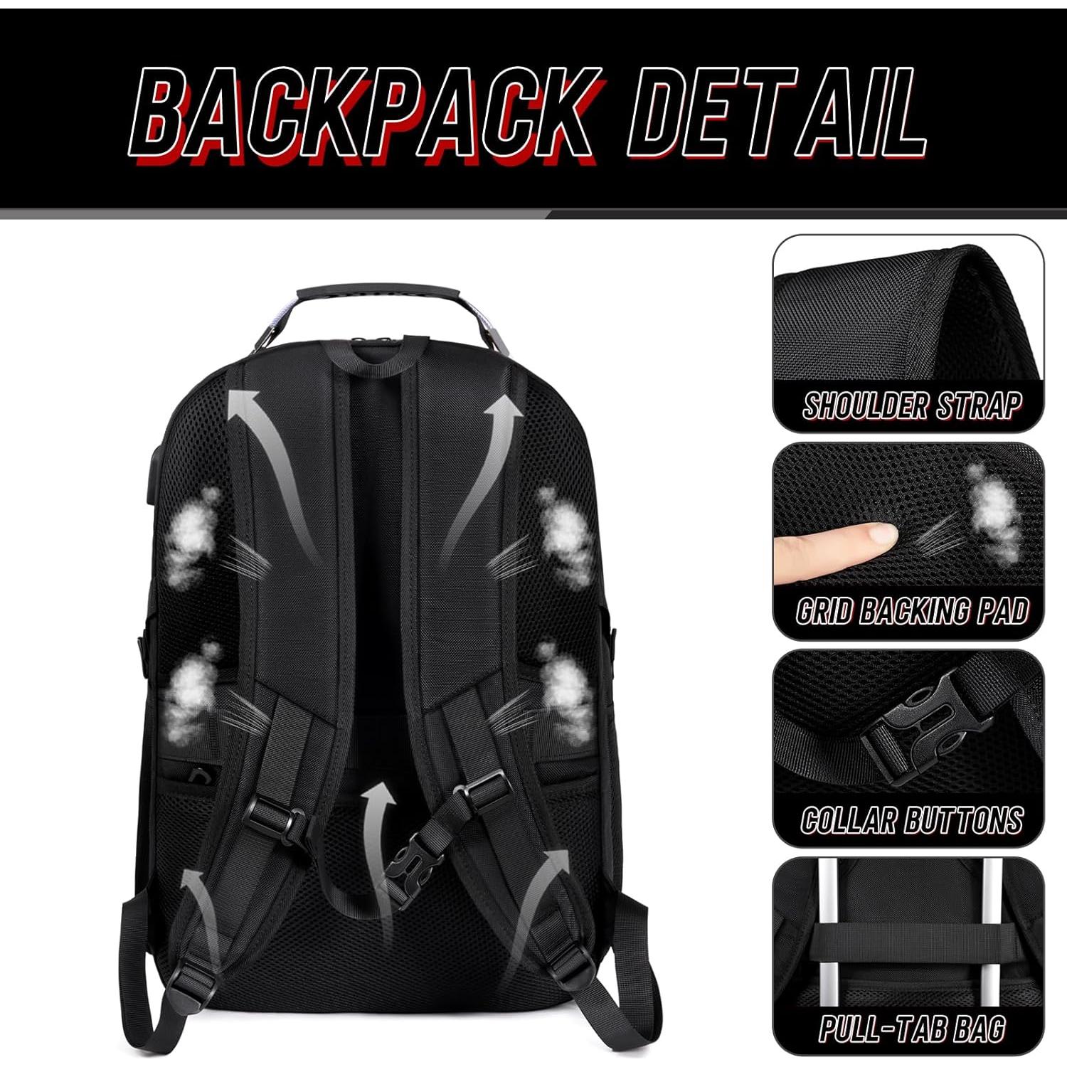 Mochila de Viaje Z-MGKISS 50L para Portátil 17.3" Negra