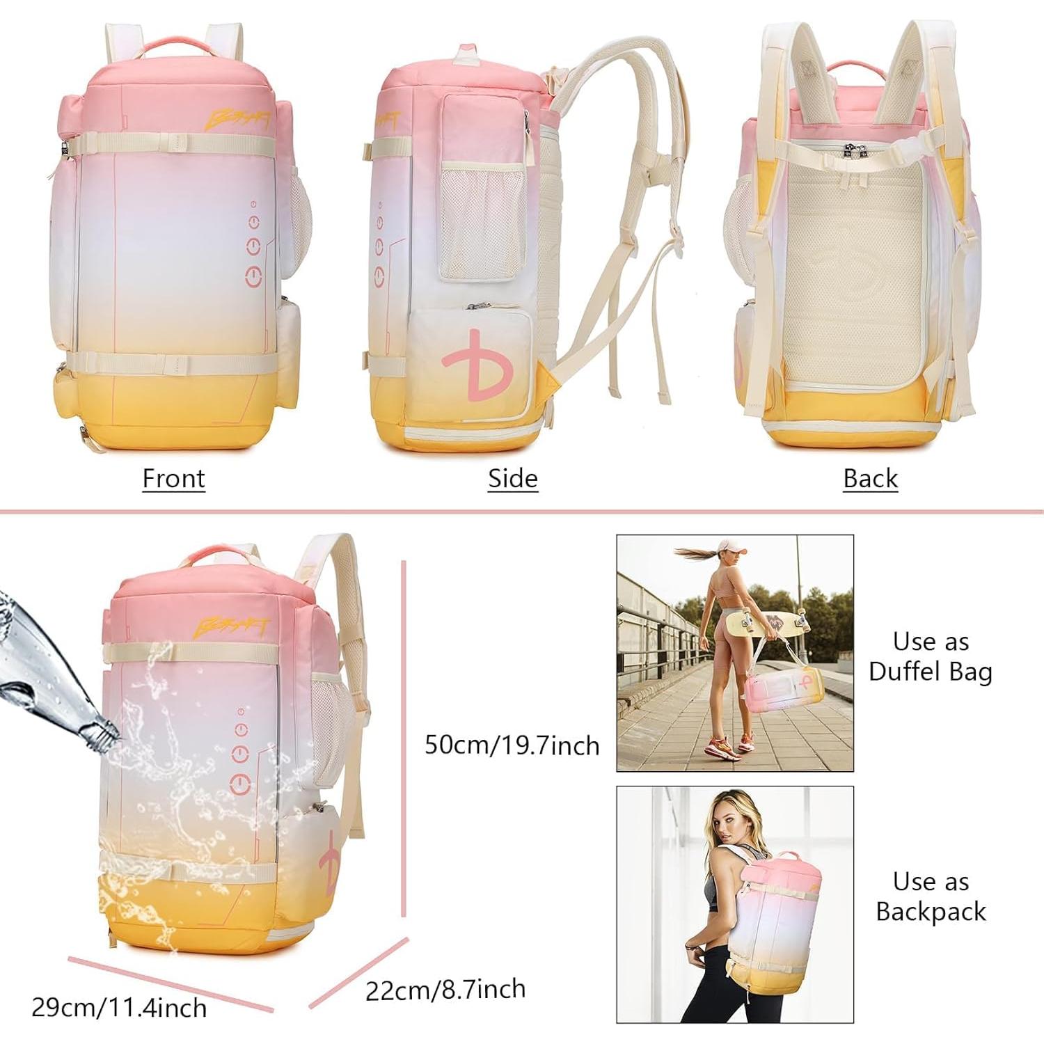 Mochila de Gimnasio BE SMART 32L Impermeable para Mujeres