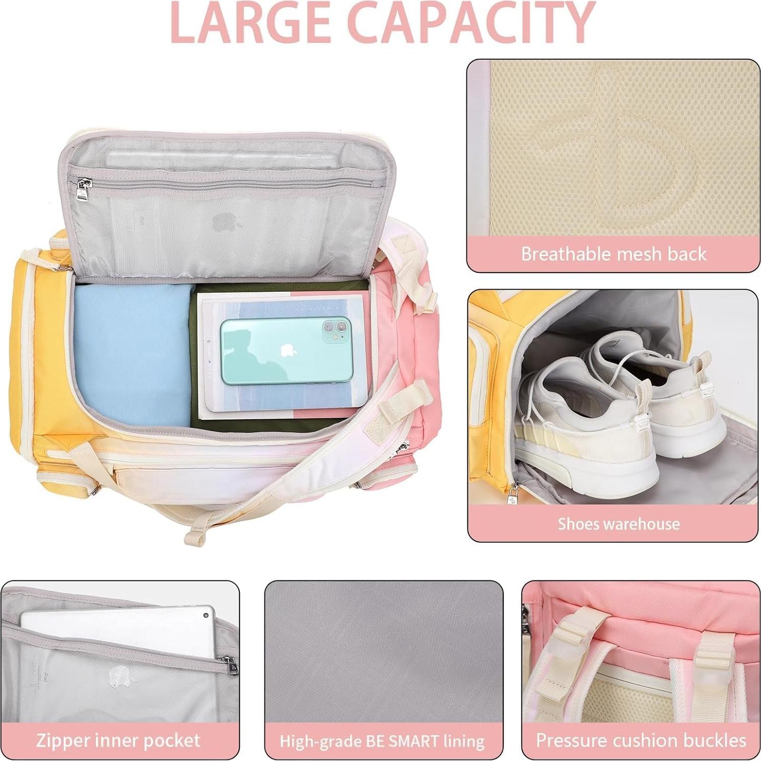 Mochila de Gimnasio BE SMART 32L Impermeable para Mujeres