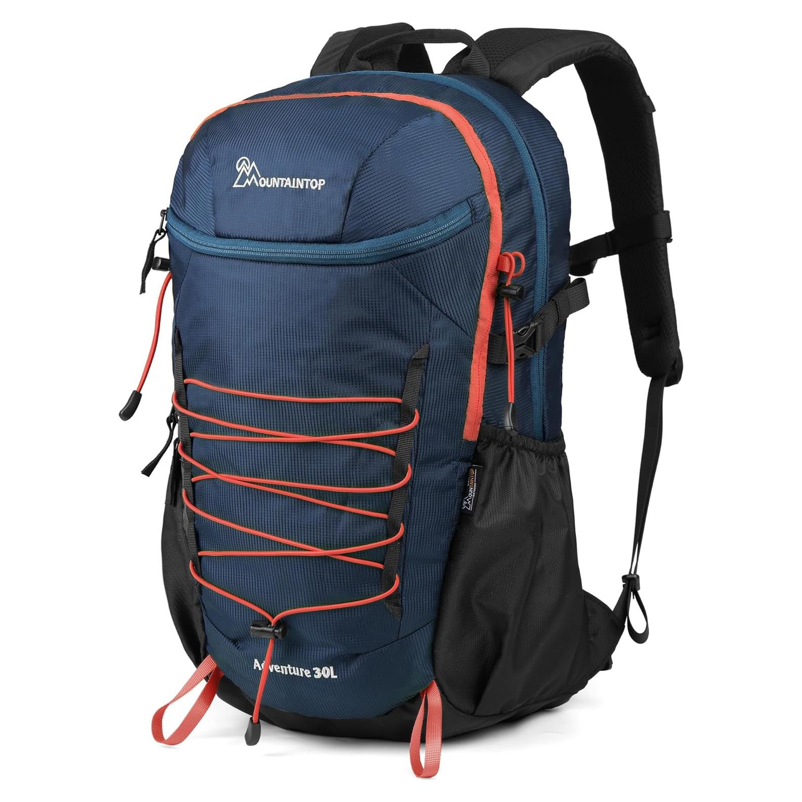 Mochila de Senderismo MOUNTAINTOP 30L Ligera y Ergonómica