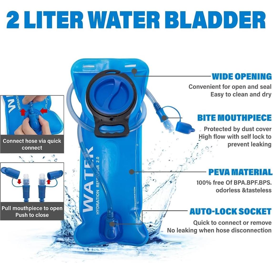 Mochila de Hidratación Aislada Mubasel Gear OXGREY 22L 2L