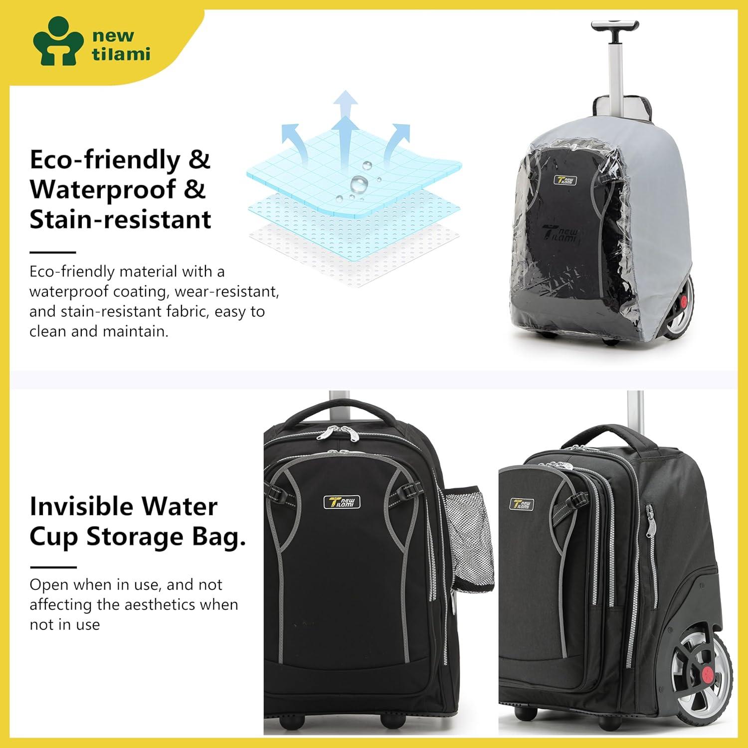 Mochila Rodante 20" NUEVO TILAMI Impermeable para Laptop 17"