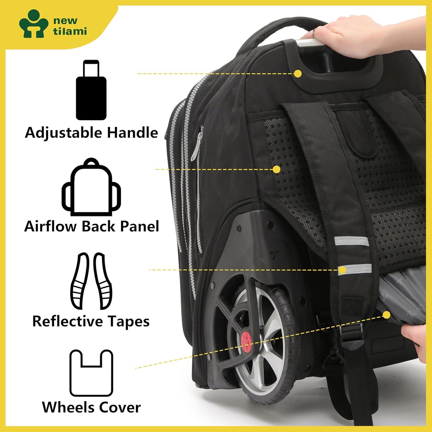 Mochila Rodante 20" NUEVO TILAMI Impermeable para Laptop 17"