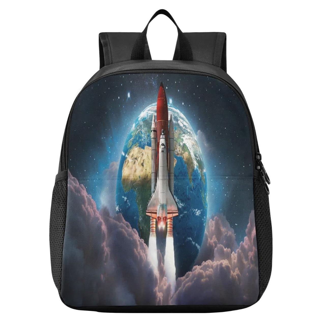 Mochila Escolar Kcldeci Cohete 30.48 cm para Niños