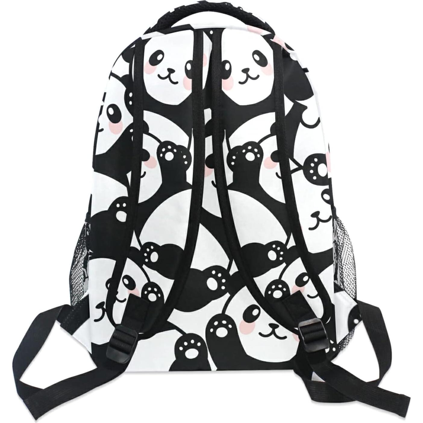 Mochila Escolar ALAZA Panda para Niñas 40.5x29x17.5cm