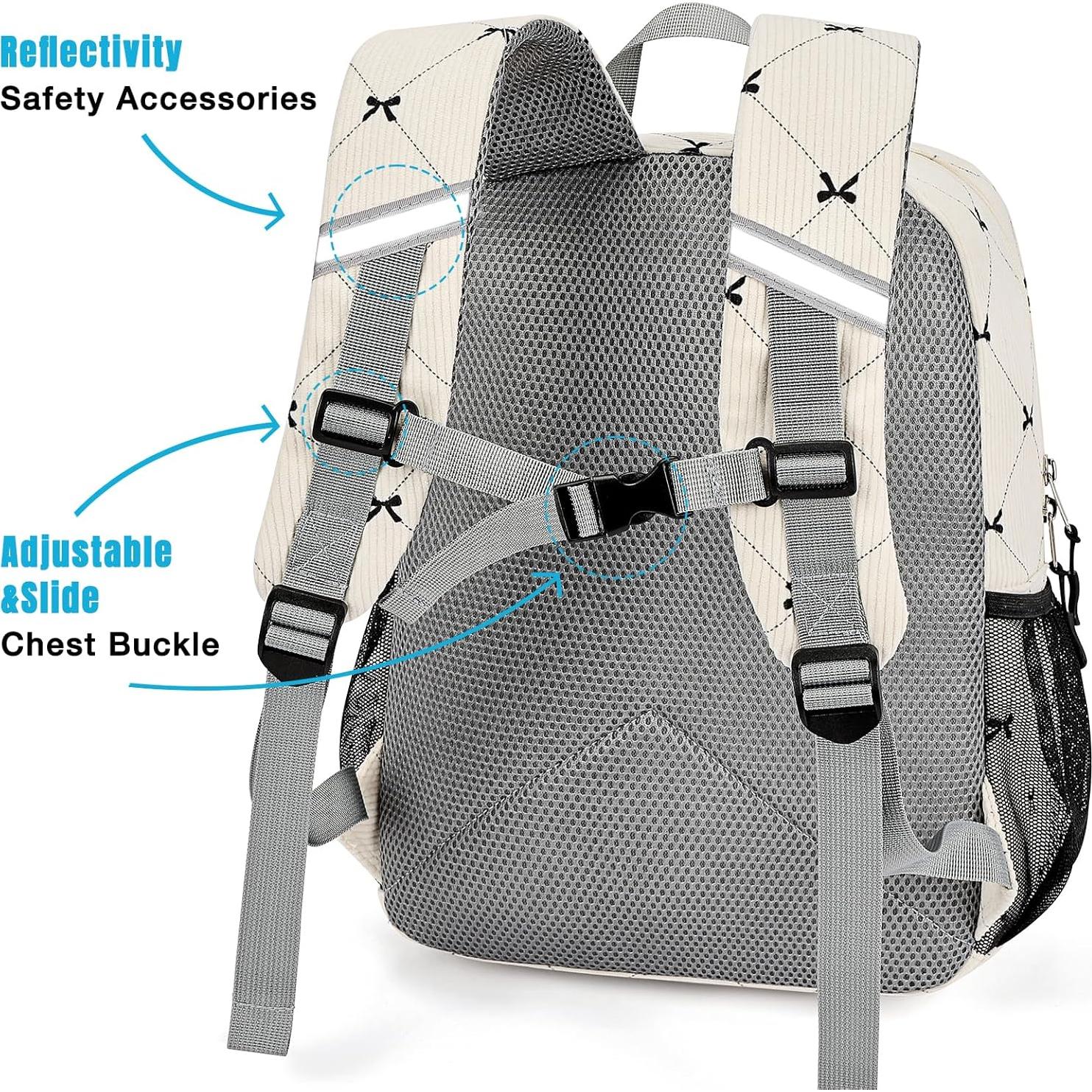 Mochila Corduroy STEAMEDBUN Niñas 38x28x13 cm 12L