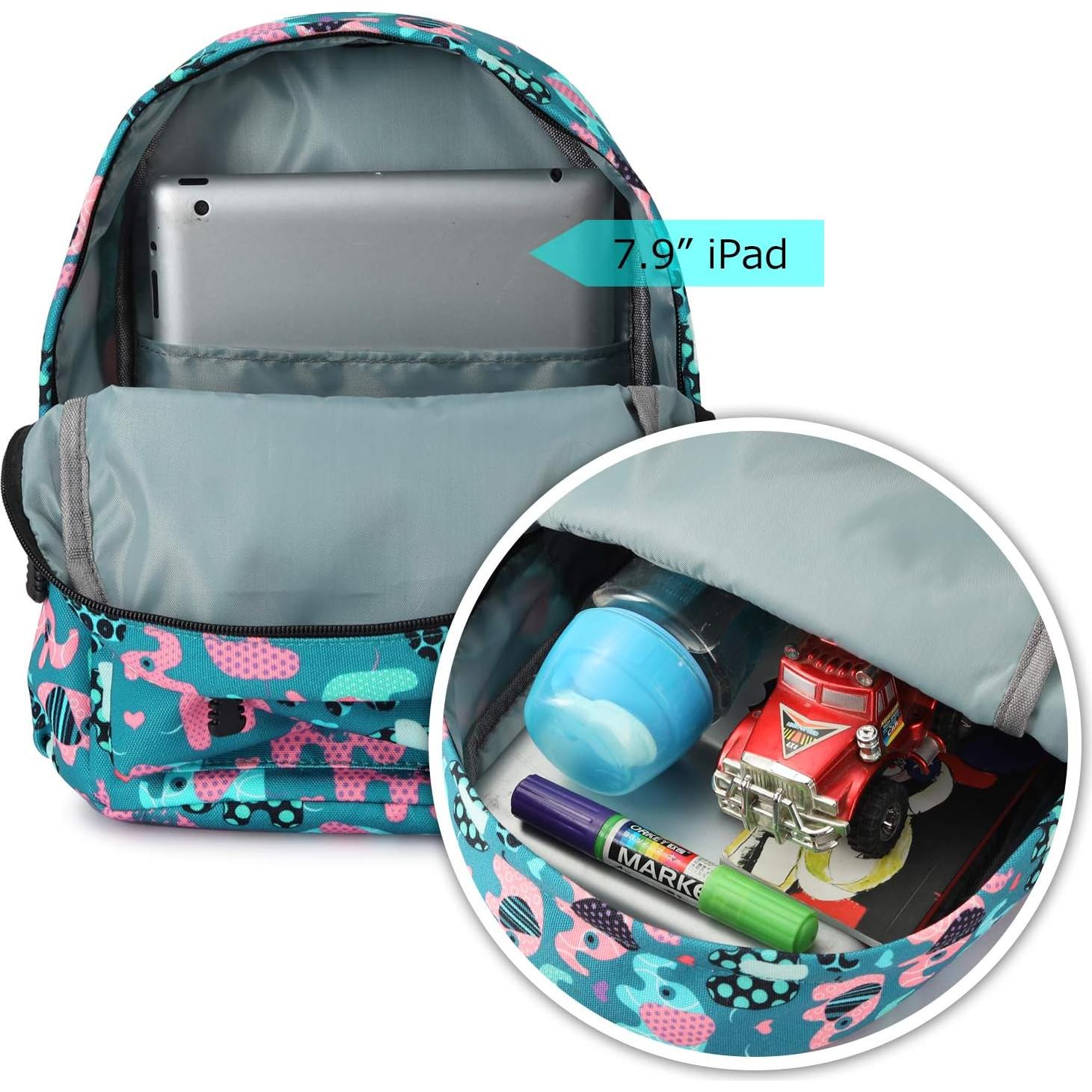 Mochila Infantil Zicac Azul Lago 23x13x30cm para 3-5 Años