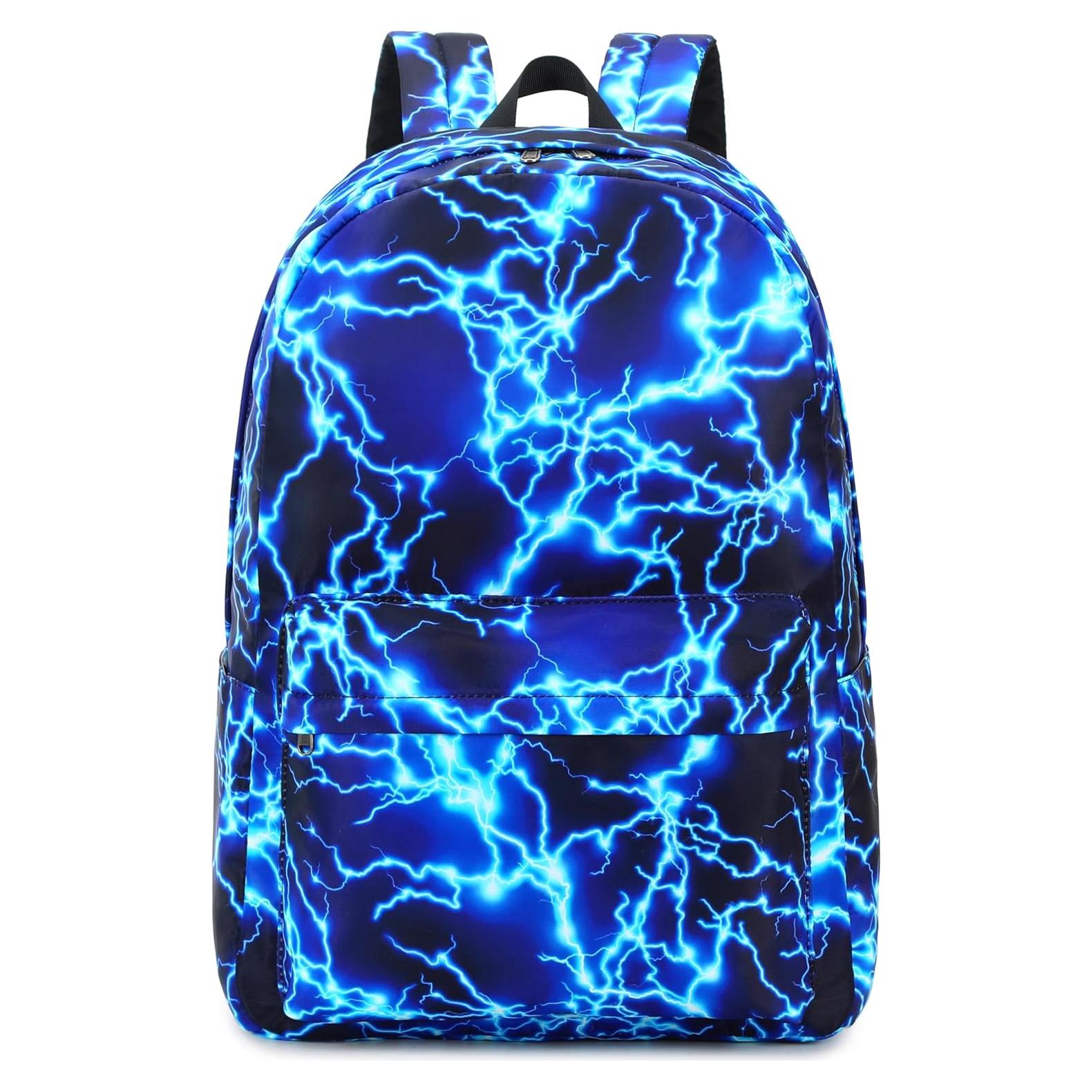 Mochila Escolar Infantil Azul Claro 20L con Compartimentos