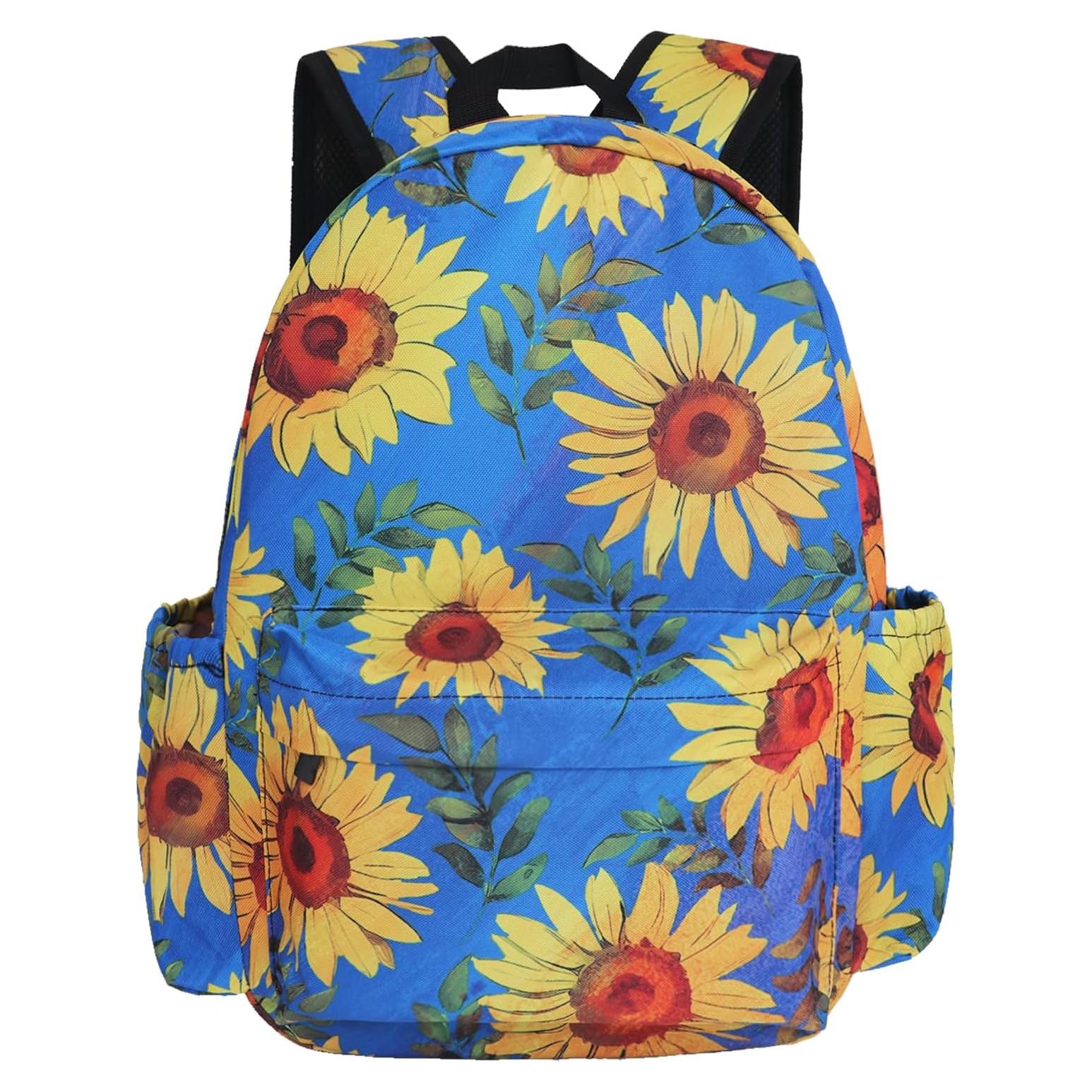 Mochila para Niños Girasol 42 cm Tela Oxford Escolar