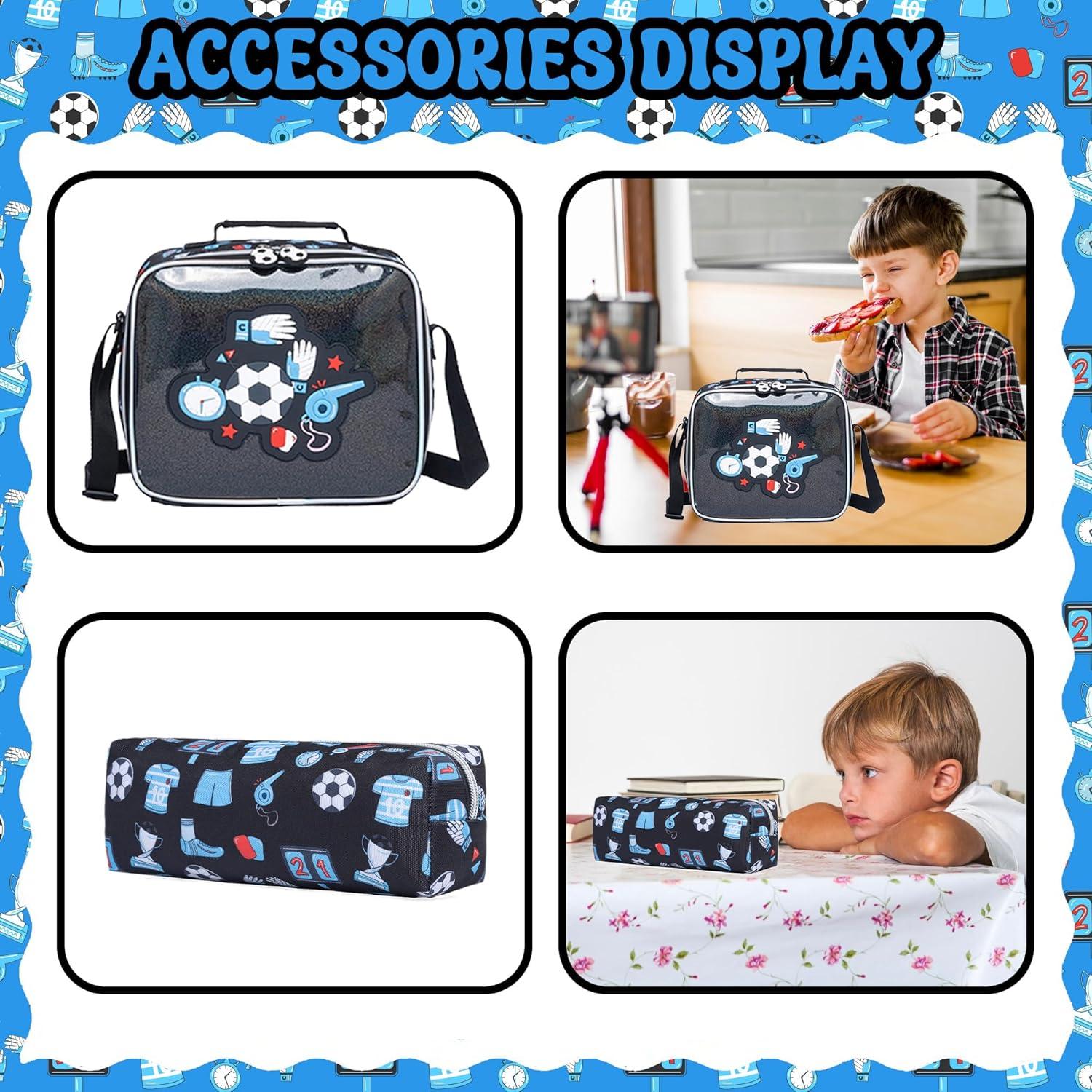 Mochila Rodante Meetbelify para Niños con Balón de Fútbol