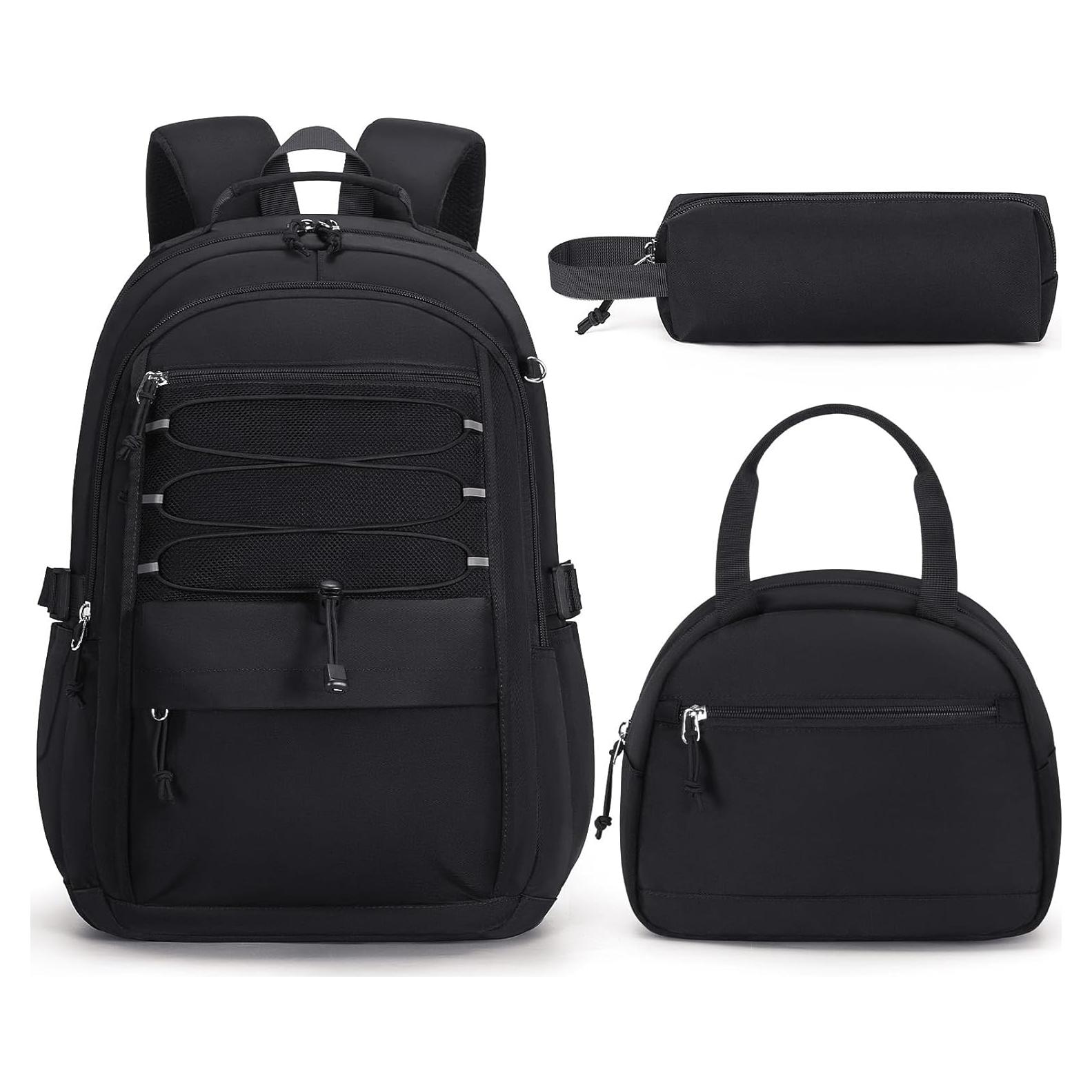 Mochila Fimibuke 3 PCS Niñas Impermeable con Lonchera y Estuche