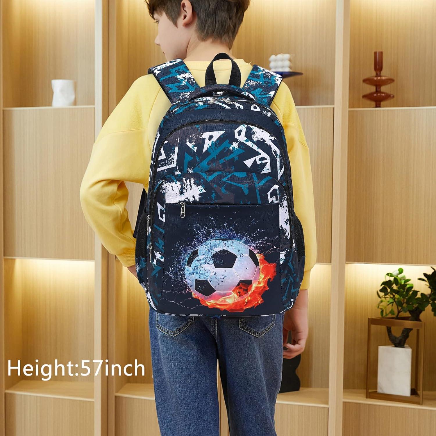 Mochila Escolar LEDAOU 3 en 1 para Niñas con Lonchera y Estuche