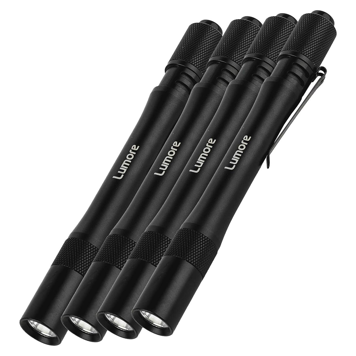 Linterna de Pluma LUMORE 4 Paquete 100 Lúmenes Resistente Agua