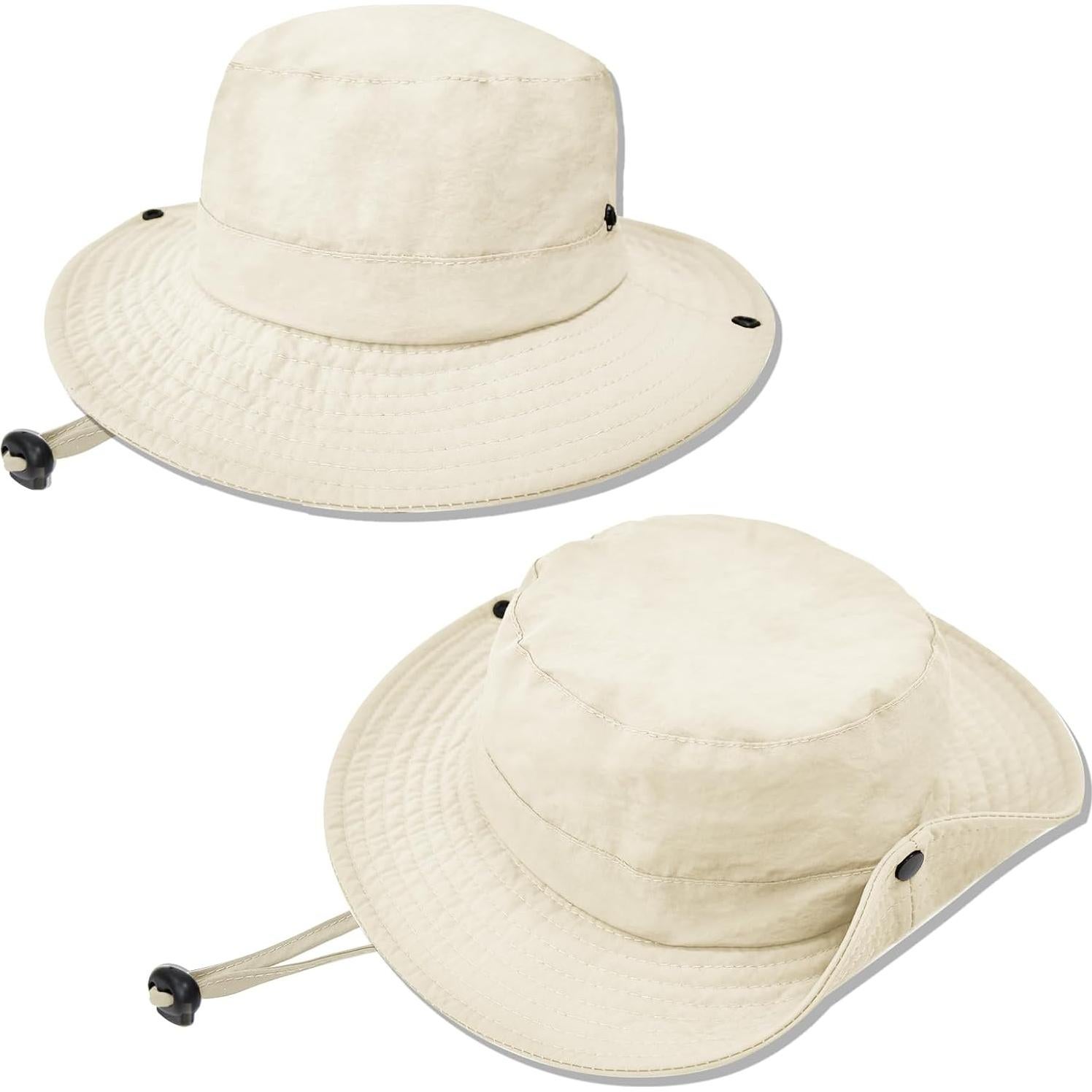 Sombrero de Sol Plegable para Niños UPF 50+ Beige