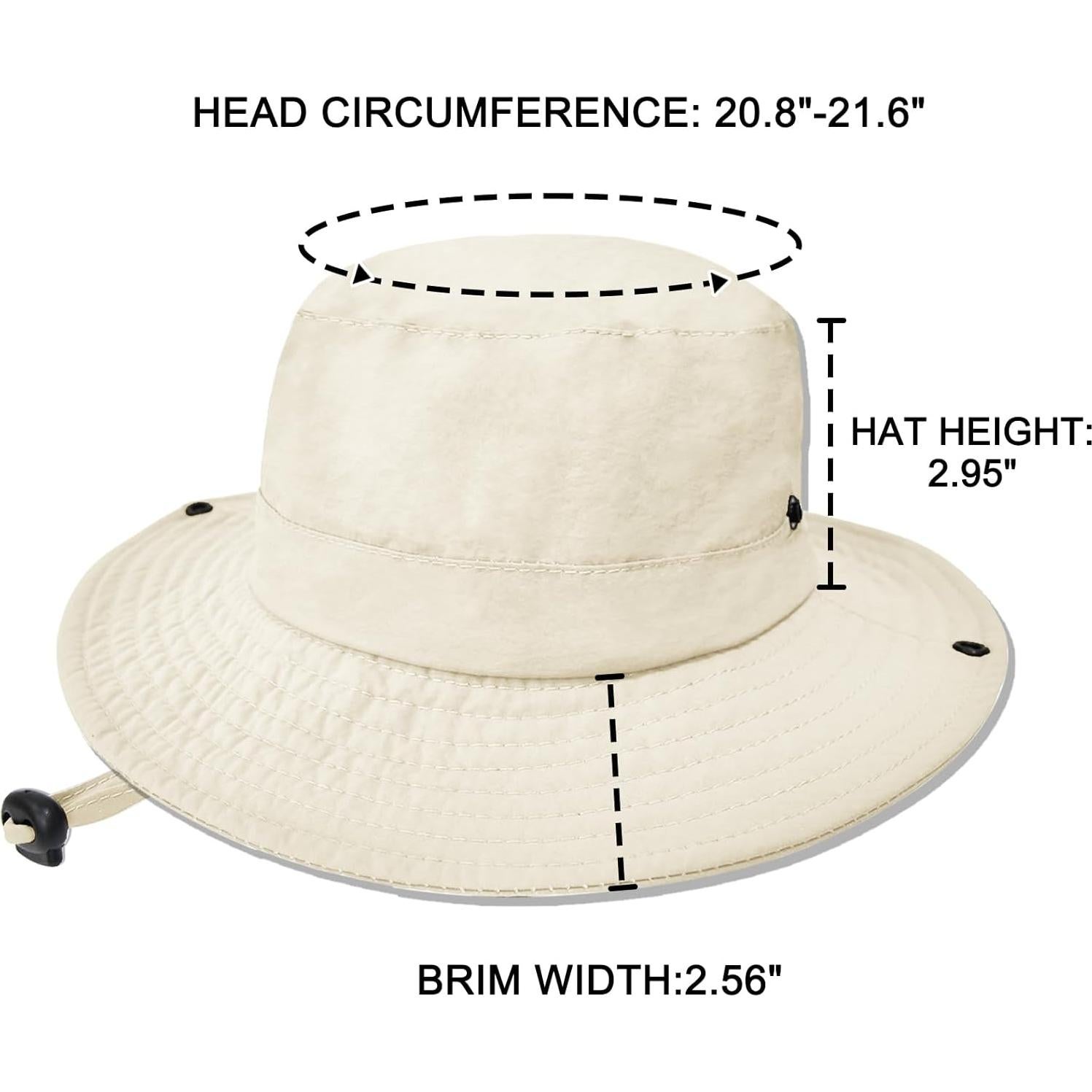 Sombrero de Sol Plegable para Niños UPF 50+ Beige