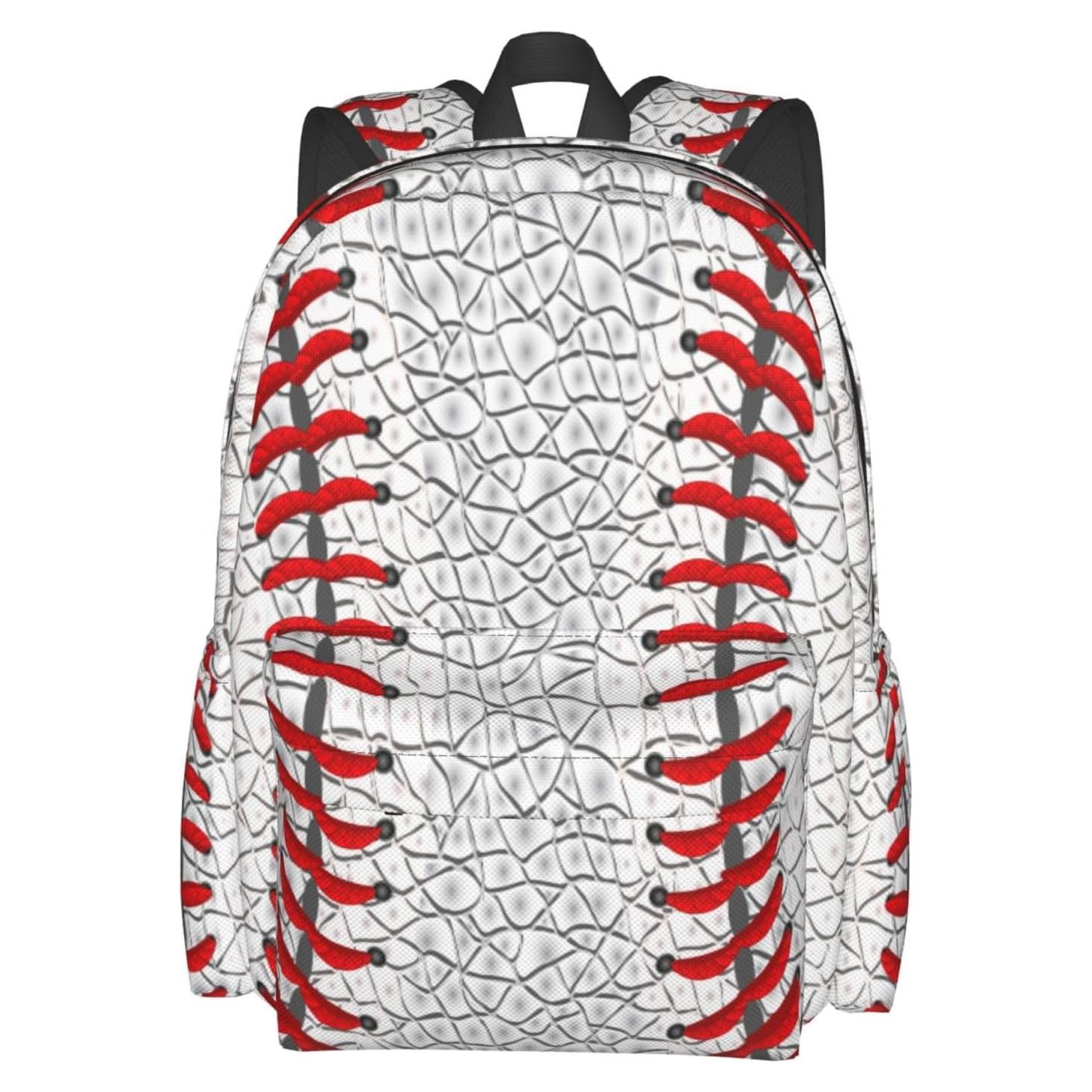Mochila Escolar Ligera Unisex 28x16x43 cm - Color Béisbol