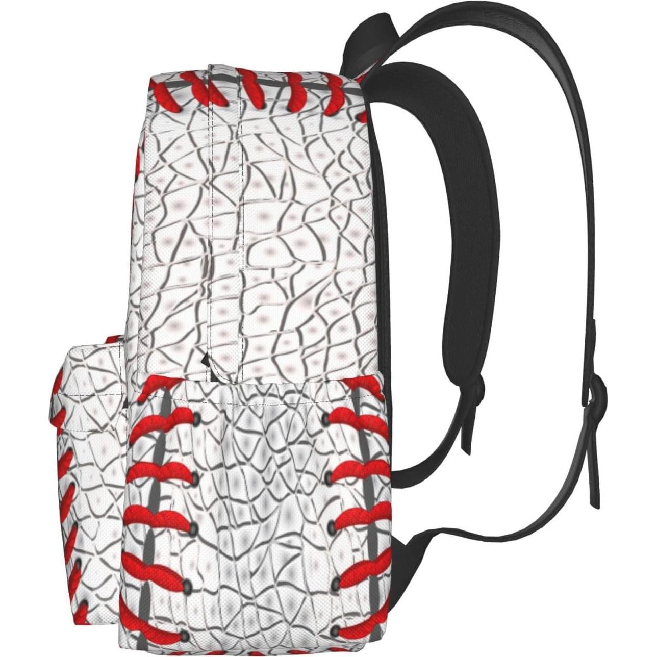 Mochila Escolar Ligera Unisex 28x16x43 cm - Color Béisbol