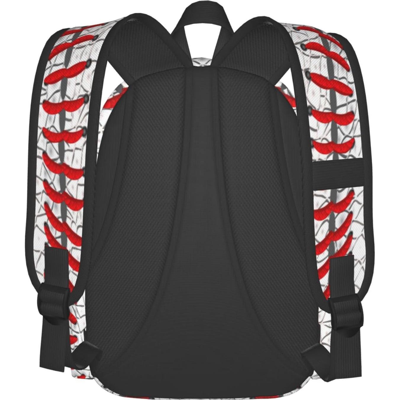 Mochila Escolar Ligera Unisex 28x16x43 cm - Color Béisbol