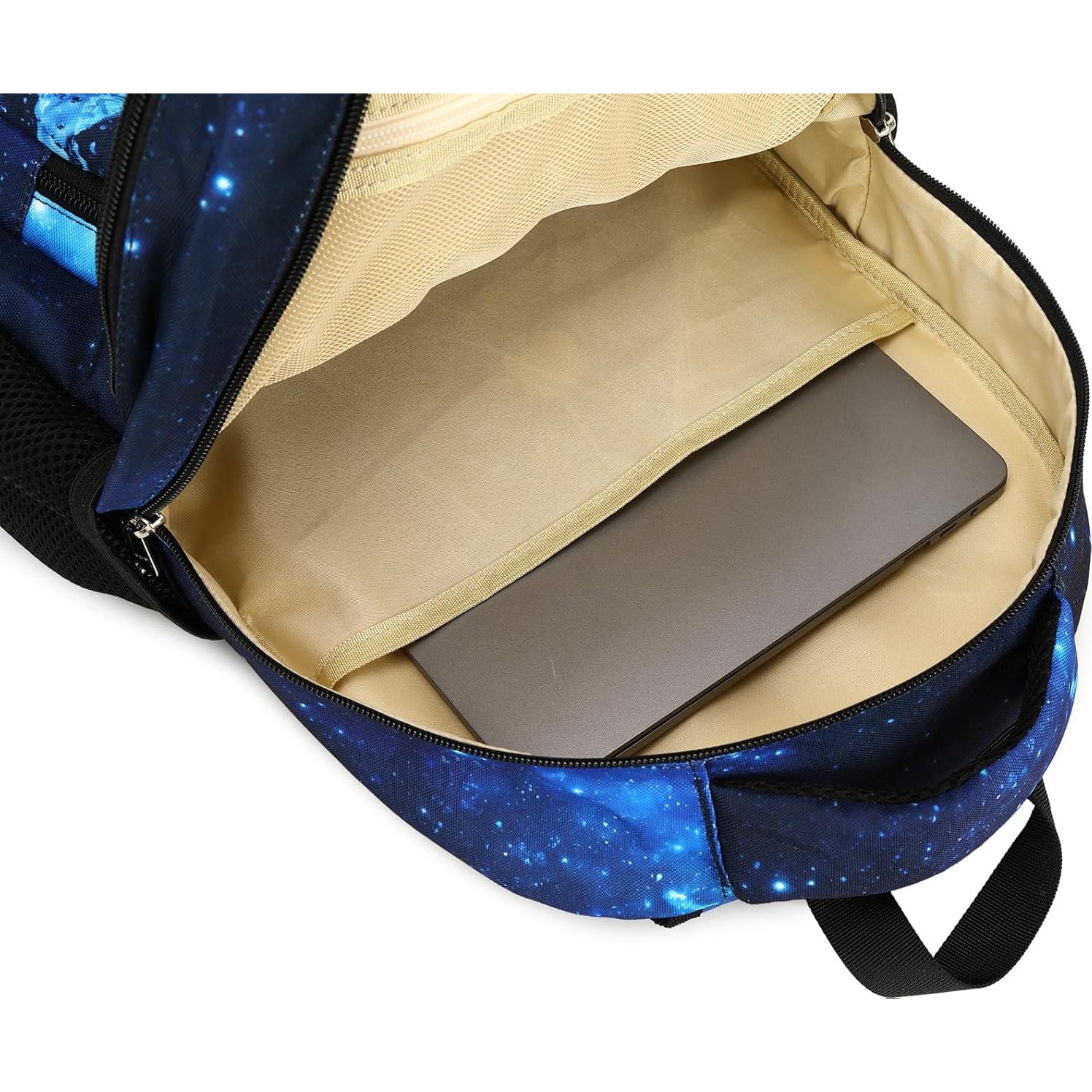 Mochila Escolar CAMTOP Niños Fútbol 40x12.7x28 cm Resistente