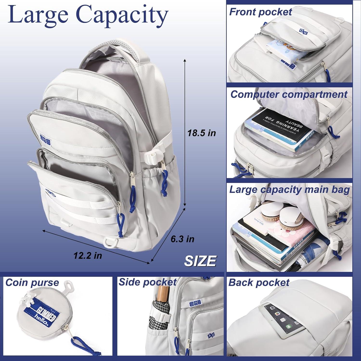 Mochila Escolar YJMKOI para Niños y Niñas 46.99x30.99x16cm