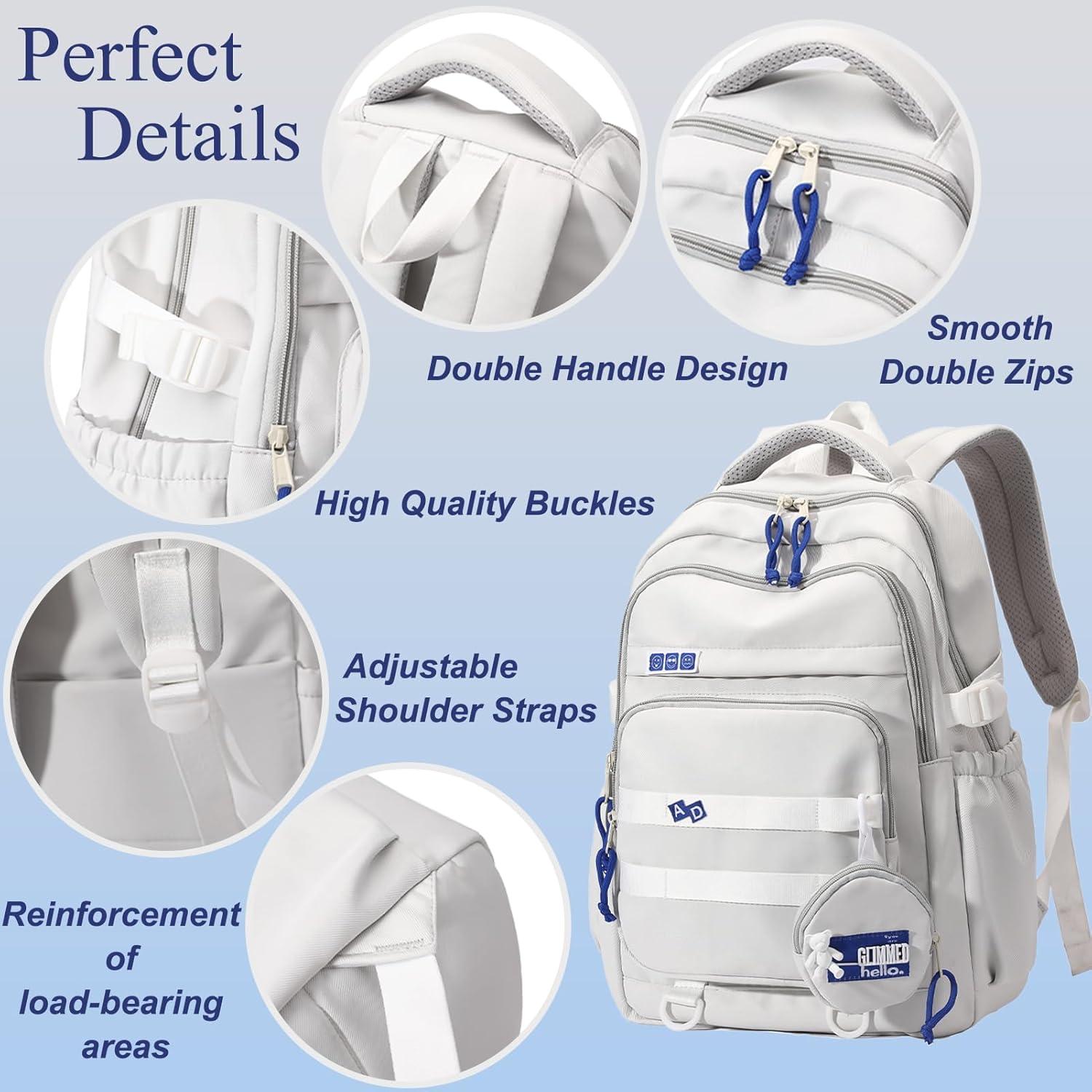 Mochila Escolar YJMKOI para Niños y Niñas 46.99x30.99x16cm