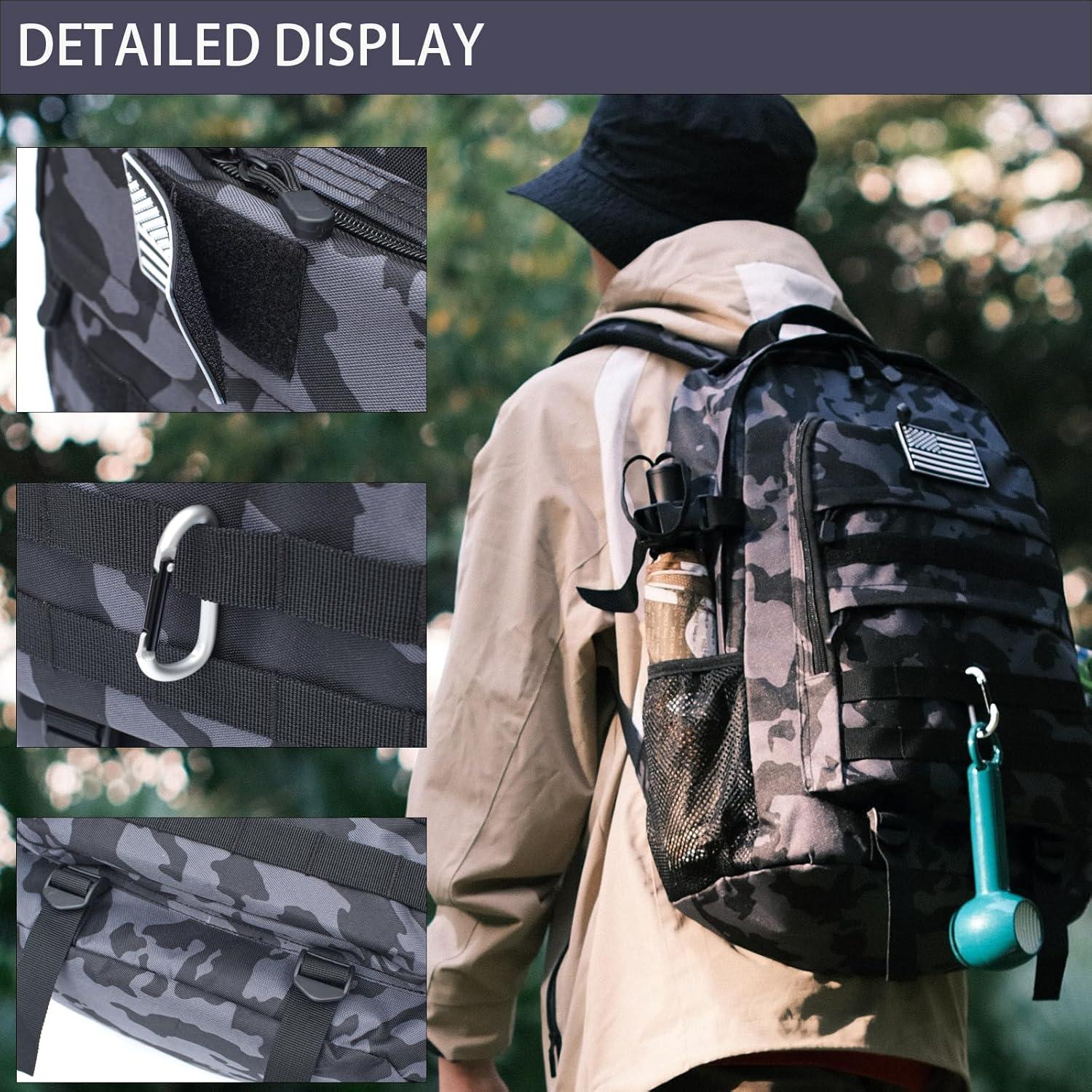 Mochila Camo WOWCOIN 35L Impermeable para Niños