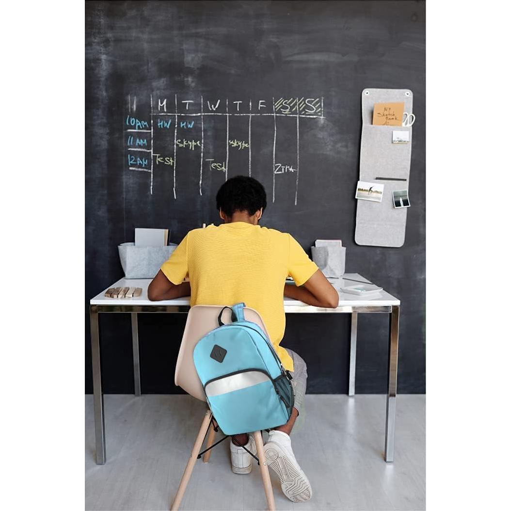 Mochila Escolar Reflectante Trail Maker Azul 20L con Bolsillos