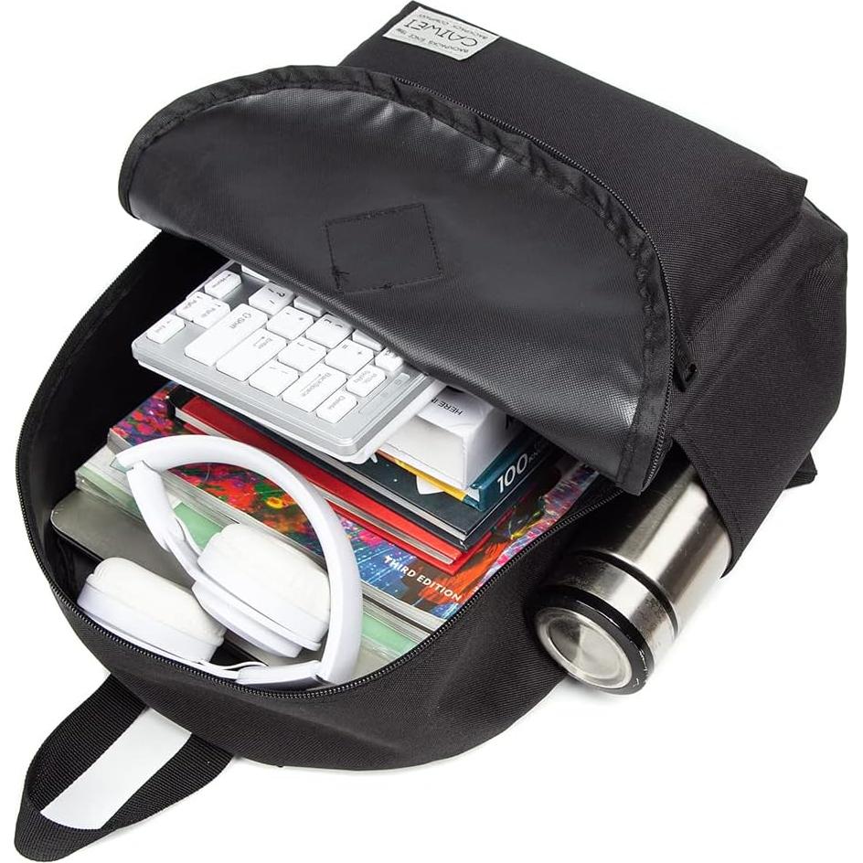 Mochila Escolar CAIWEI Camuflaje Negro 15" para Niños