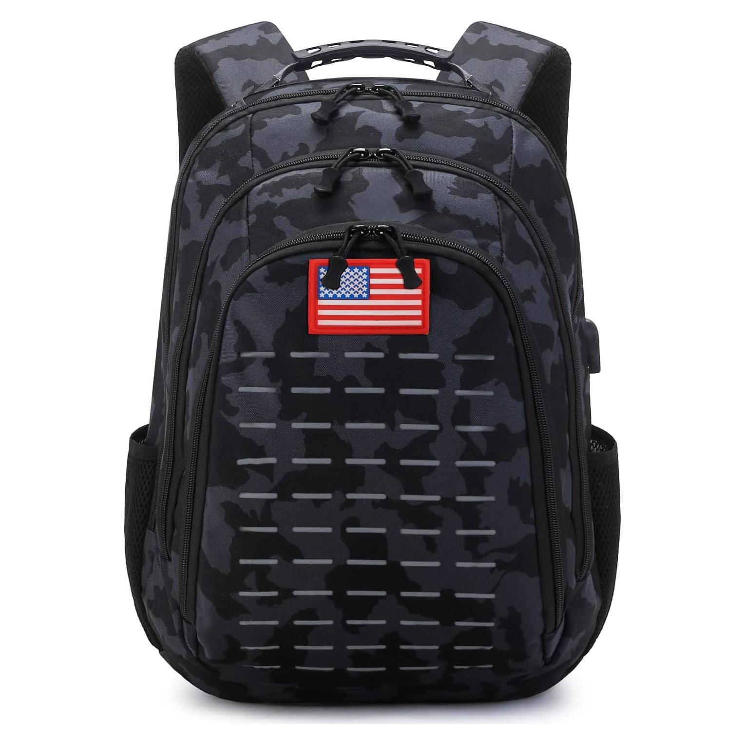 Mochila Táctica Camo Outdoor Plus 40L con Carga USB