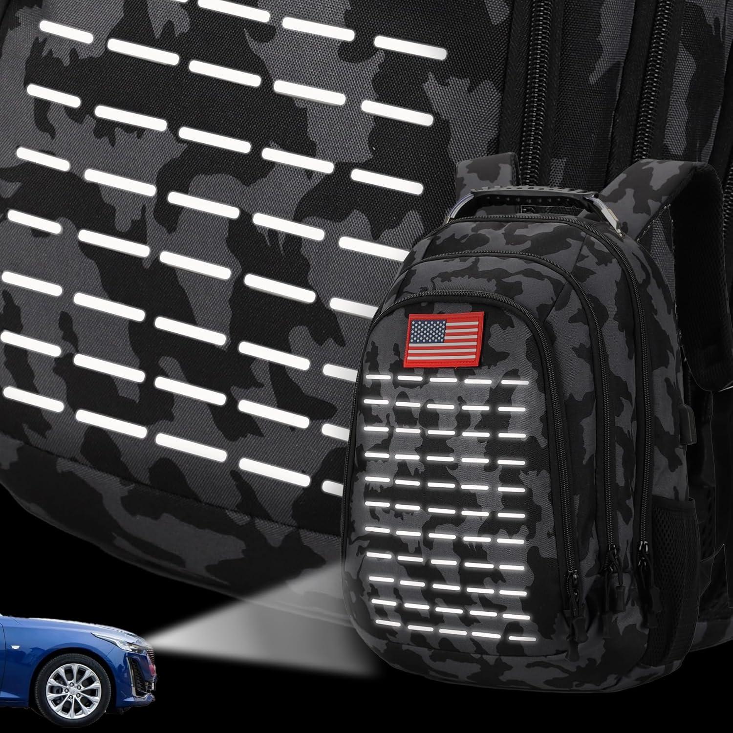 Mochila Táctica Camo Outdoor Plus 40L con Carga USB