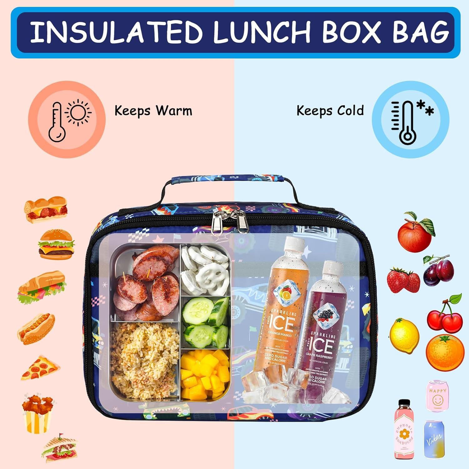 Mochila Infantil CAMTOP con Caja de Almuerzo 30x15x45 cm