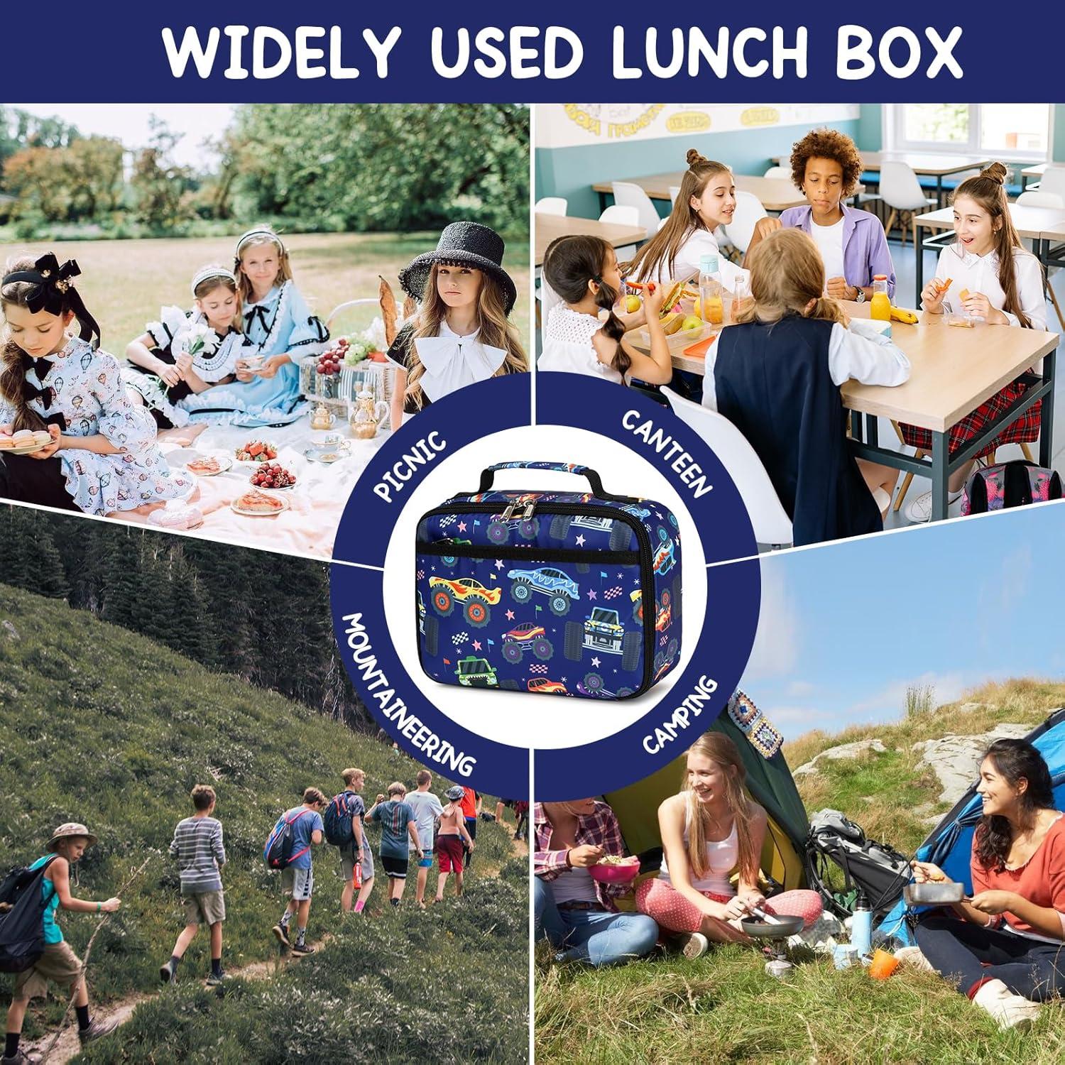 Mochila Infantil CAMTOP con Caja de Almuerzo 30x15x45 cm