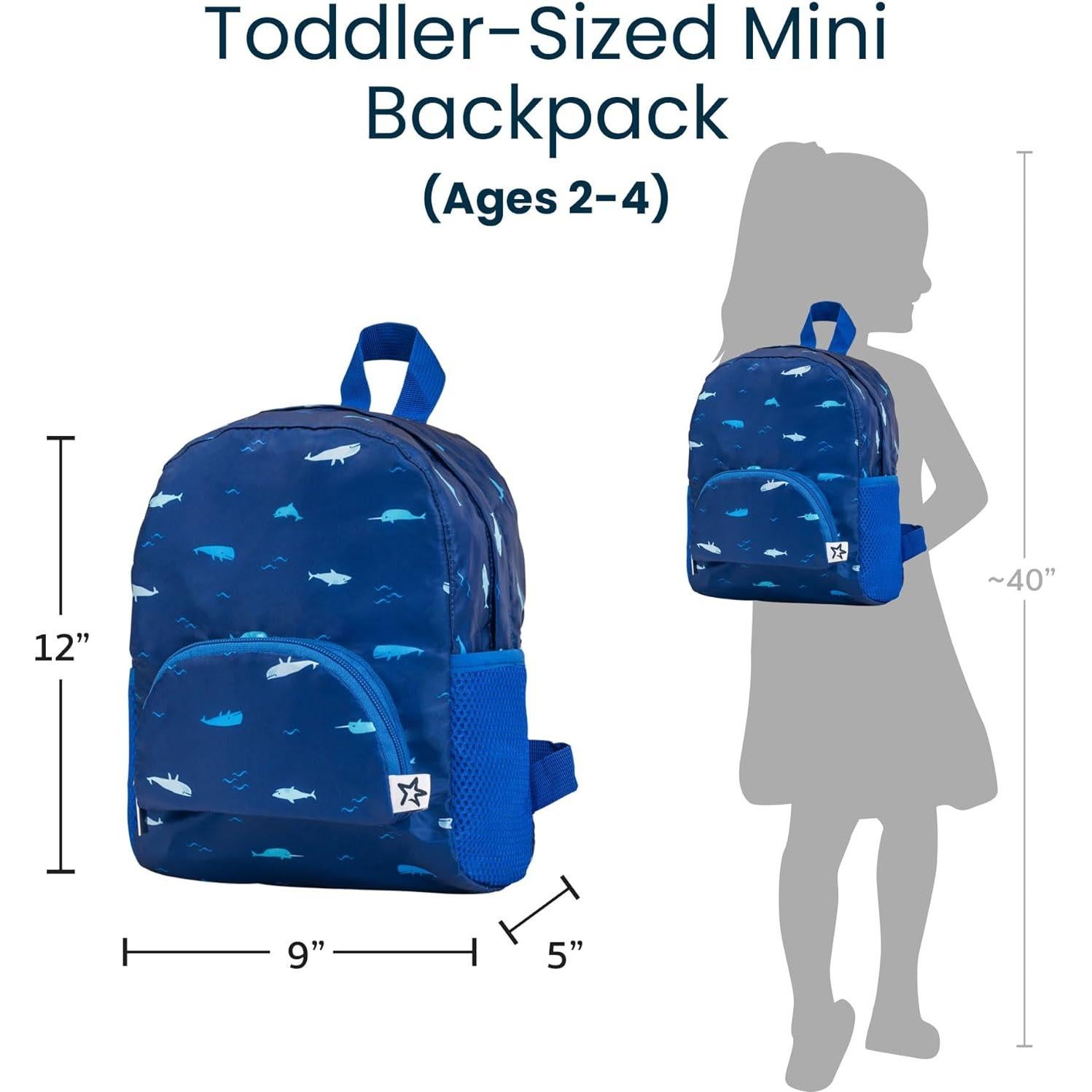 Mochila Infantil Tiny Twinkle | Impermeable, Ligera, Plegable | 2-4 Años