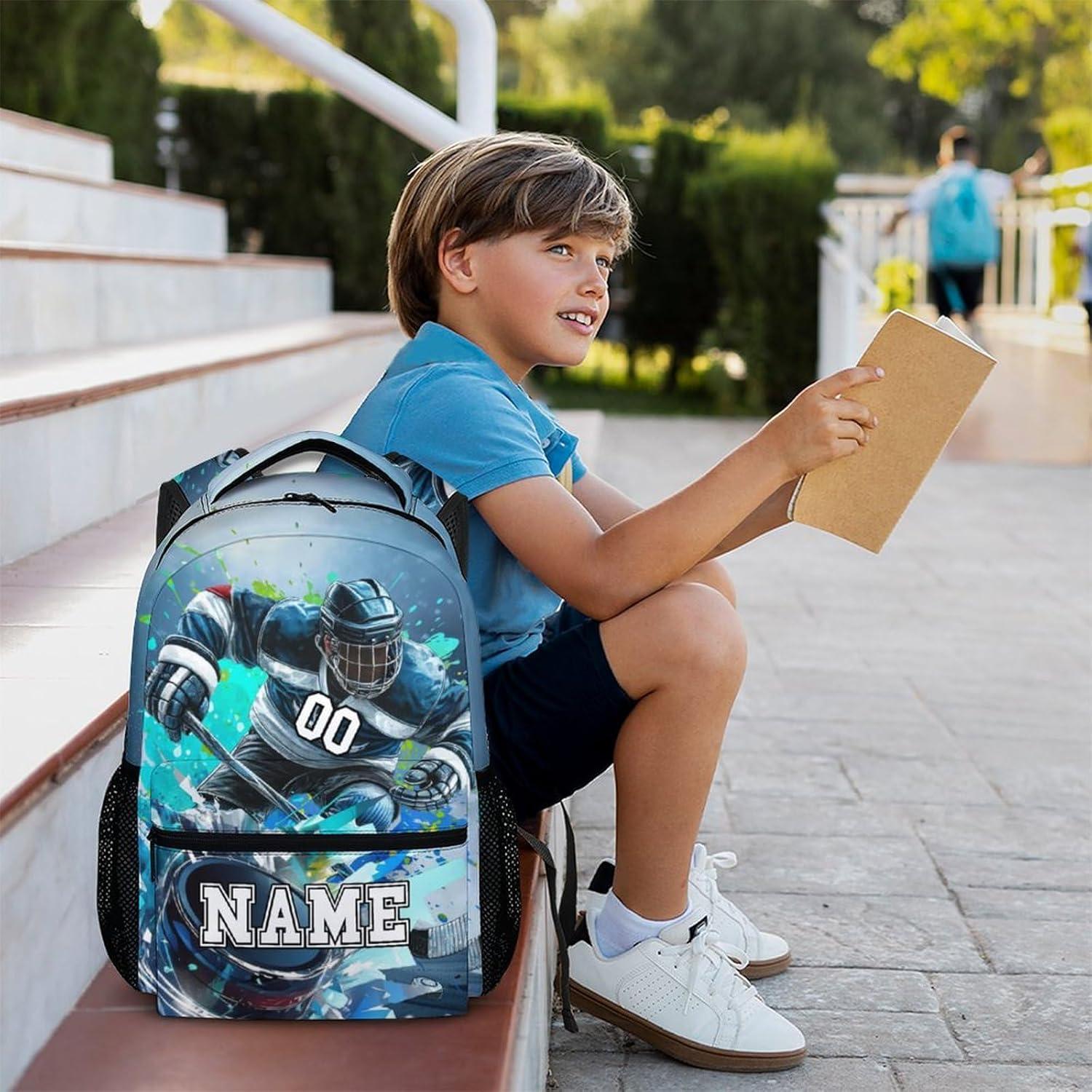 Mochila Deportiva Personalizada Homexzdiy 17" para Niños