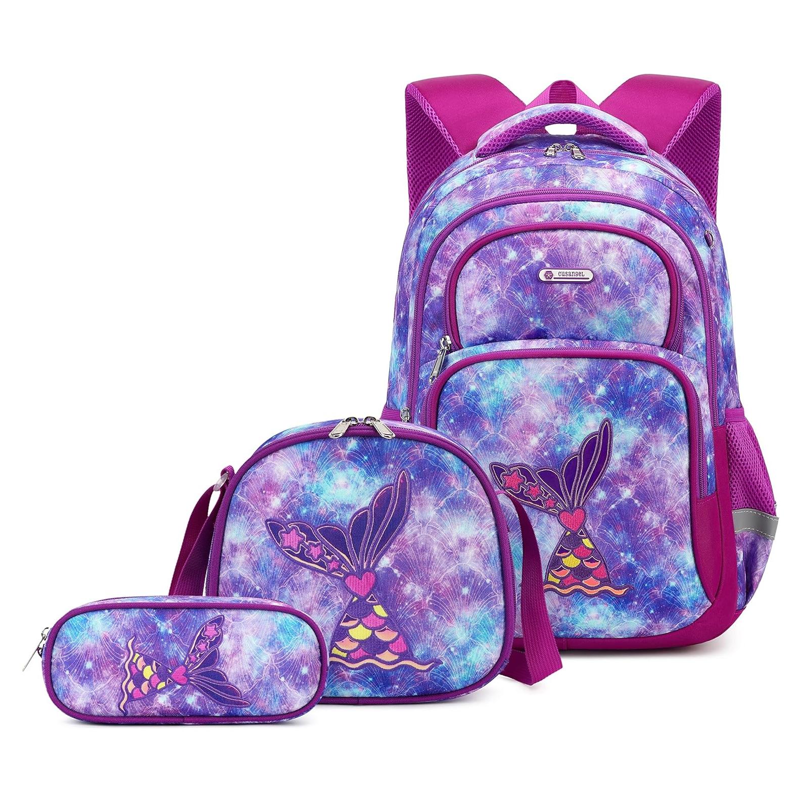 Juego de Mochila Escolar Dinosaurio 3 Piezas con Almuerzo