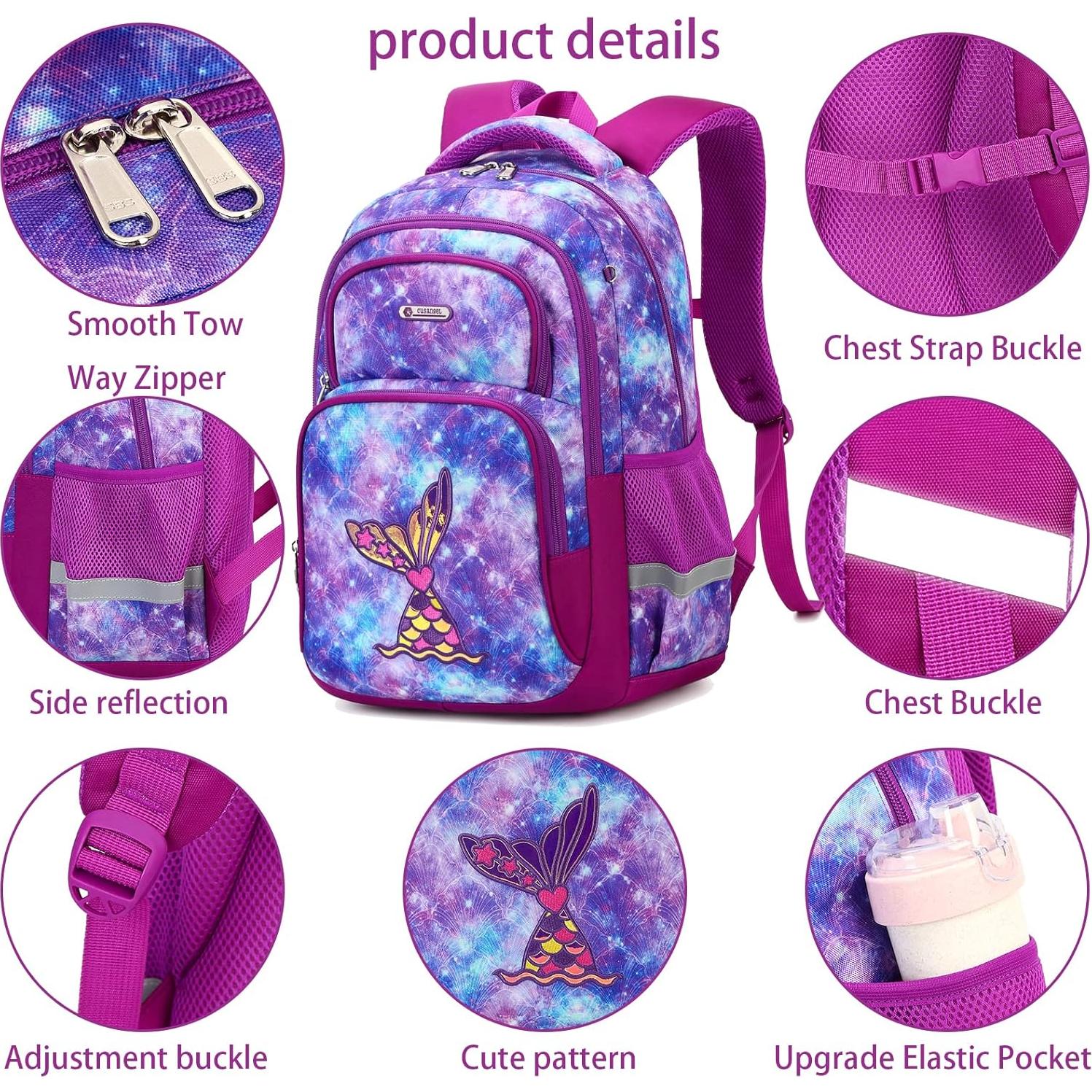 Juego de Mochila Escolar Dinosaurio 3 Piezas con Almuerzo