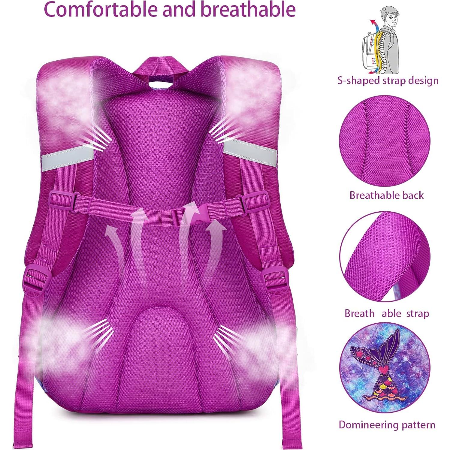 Juego de Mochila Escolar Dinosaurio 3 Piezas con Almuerzo