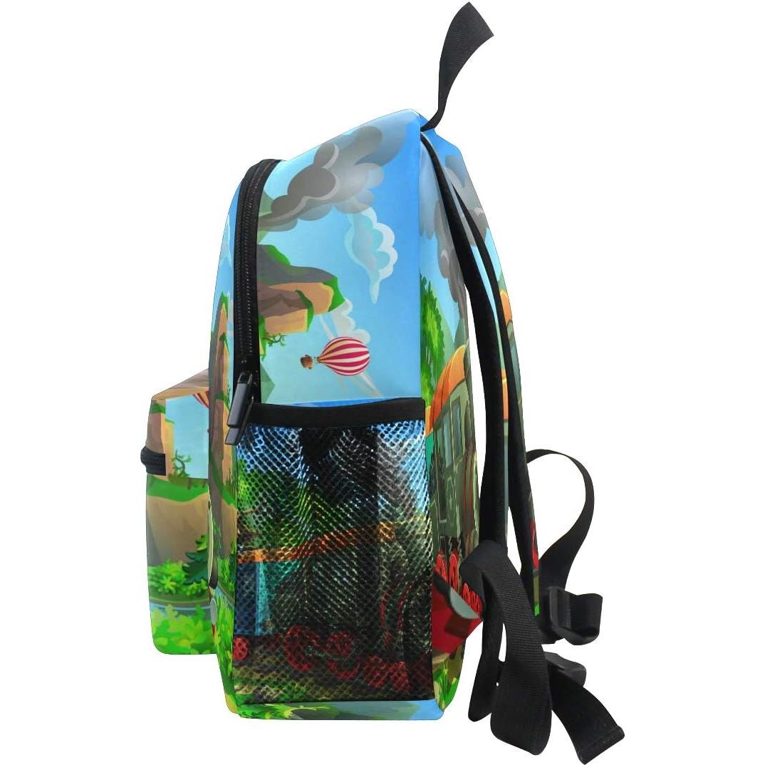 Mochila Infantil AUUXVA Tren 25x10x30cm para Niños 3-6 Años