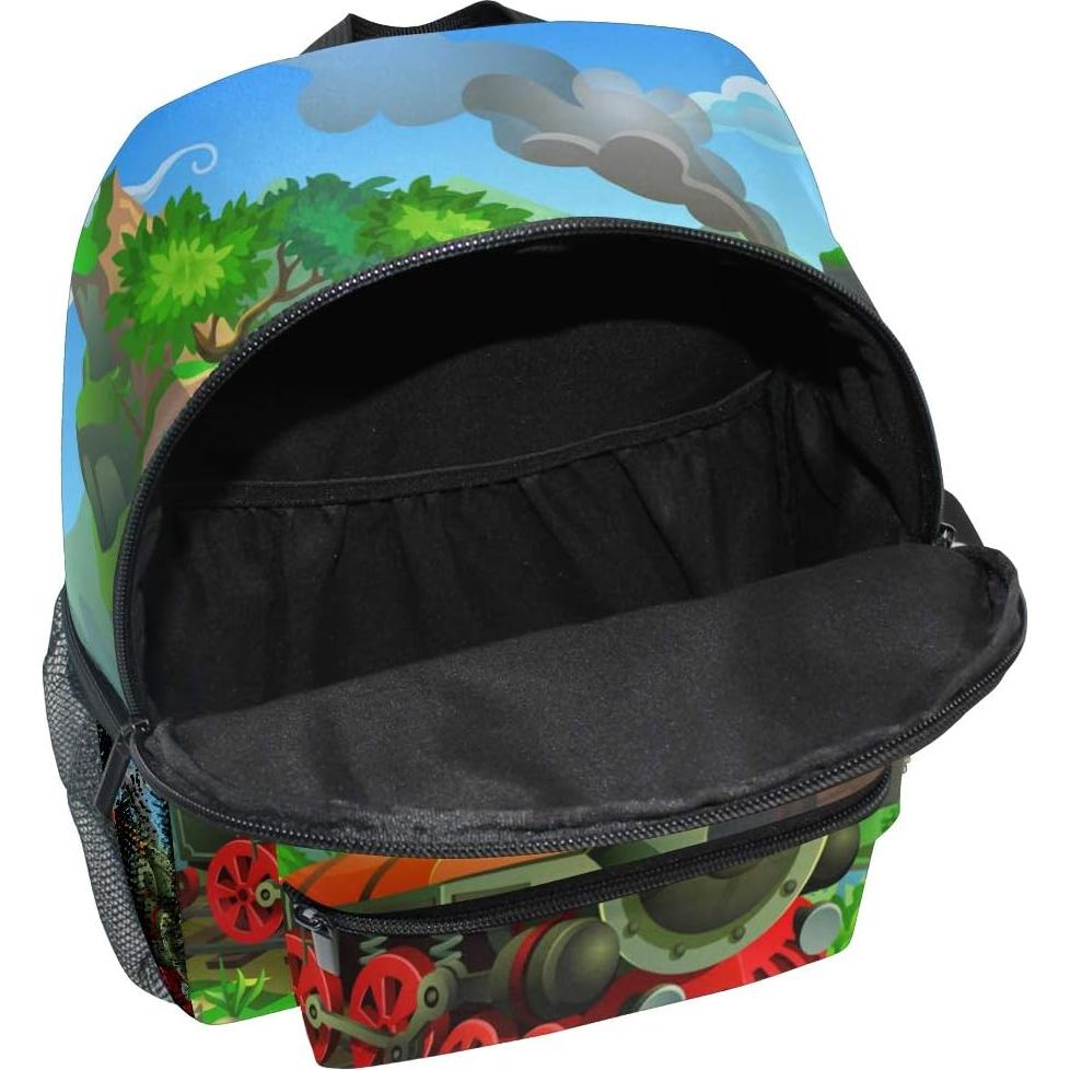 Mochila Infantil AUUXVA Tren 25x10x30cm para Niños 3-6 Años