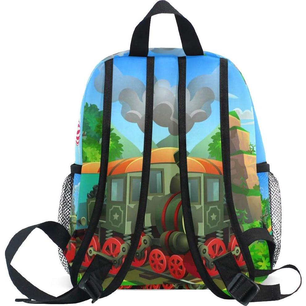 Mochila Infantil AUUXVA Tren 25x10x30cm para Niños 3-6 Años