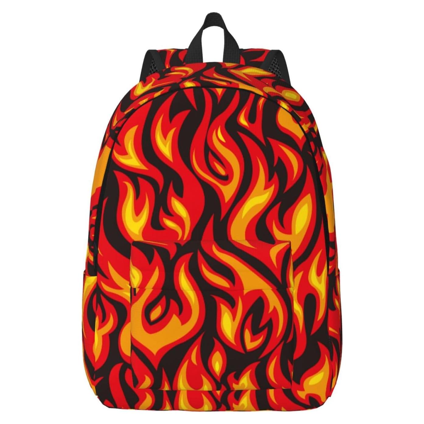 Mochila Lona Cool Fire 15" para Niños y Adultos - Ligera