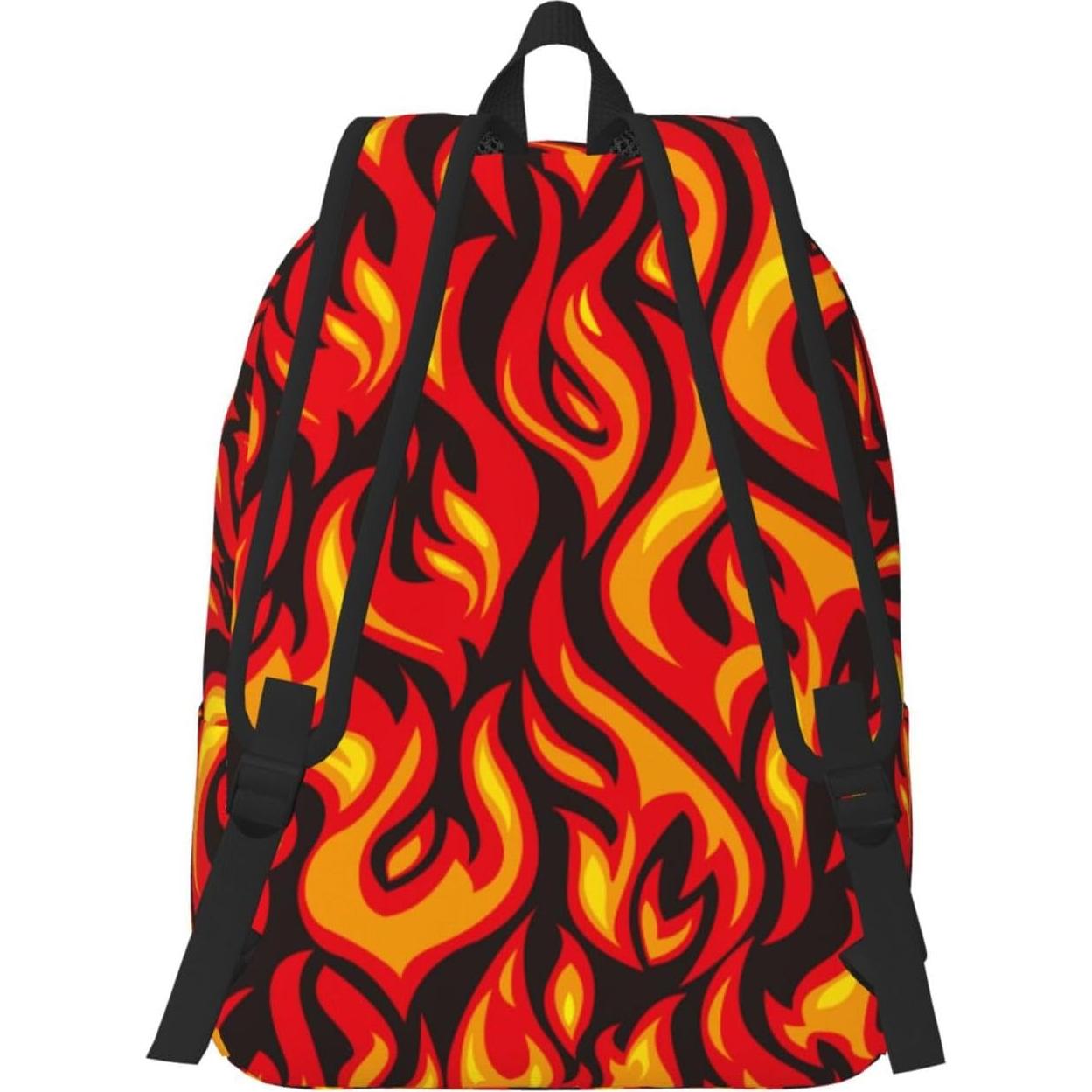 Mochila Lona Cool Fire 15" para Niños y Adultos - Ligera