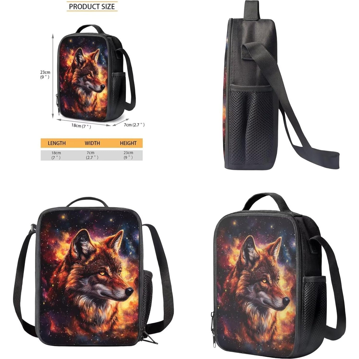 Mochila Escolar 4 en 1 TSOVTHRID con Lonchera Aislada