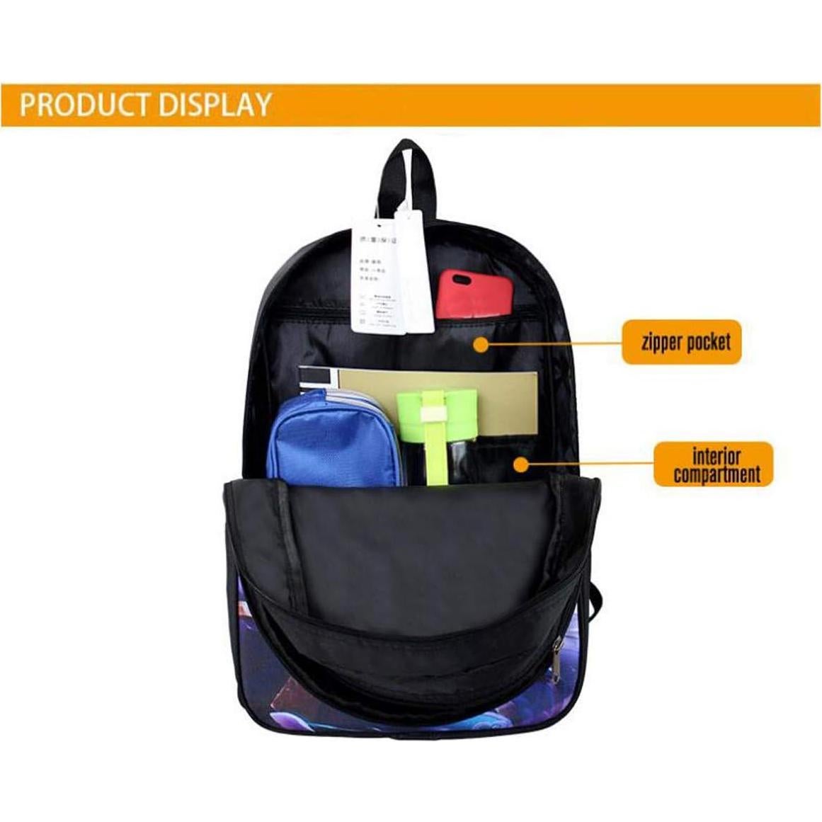 Mochila Escolar Infantil Unisex Winner-Victor 20L Caricatura